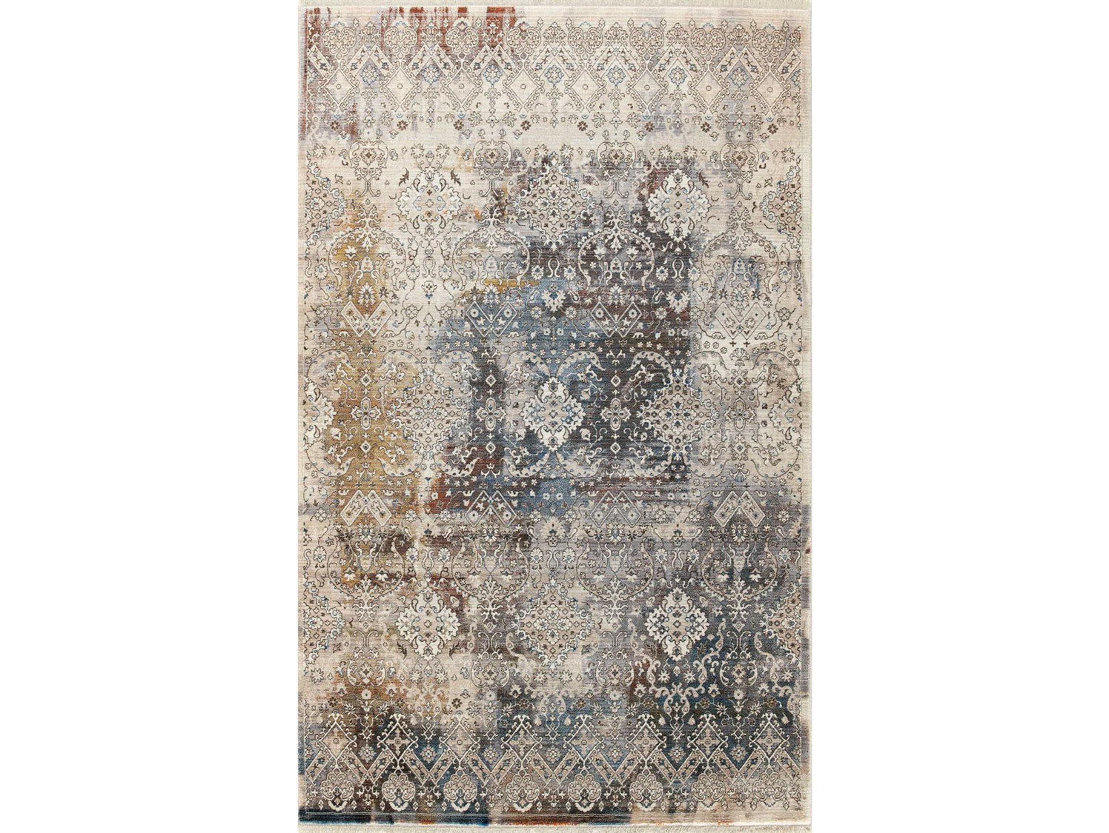 Whiteline Modern Living Amanda Floral Area Rug