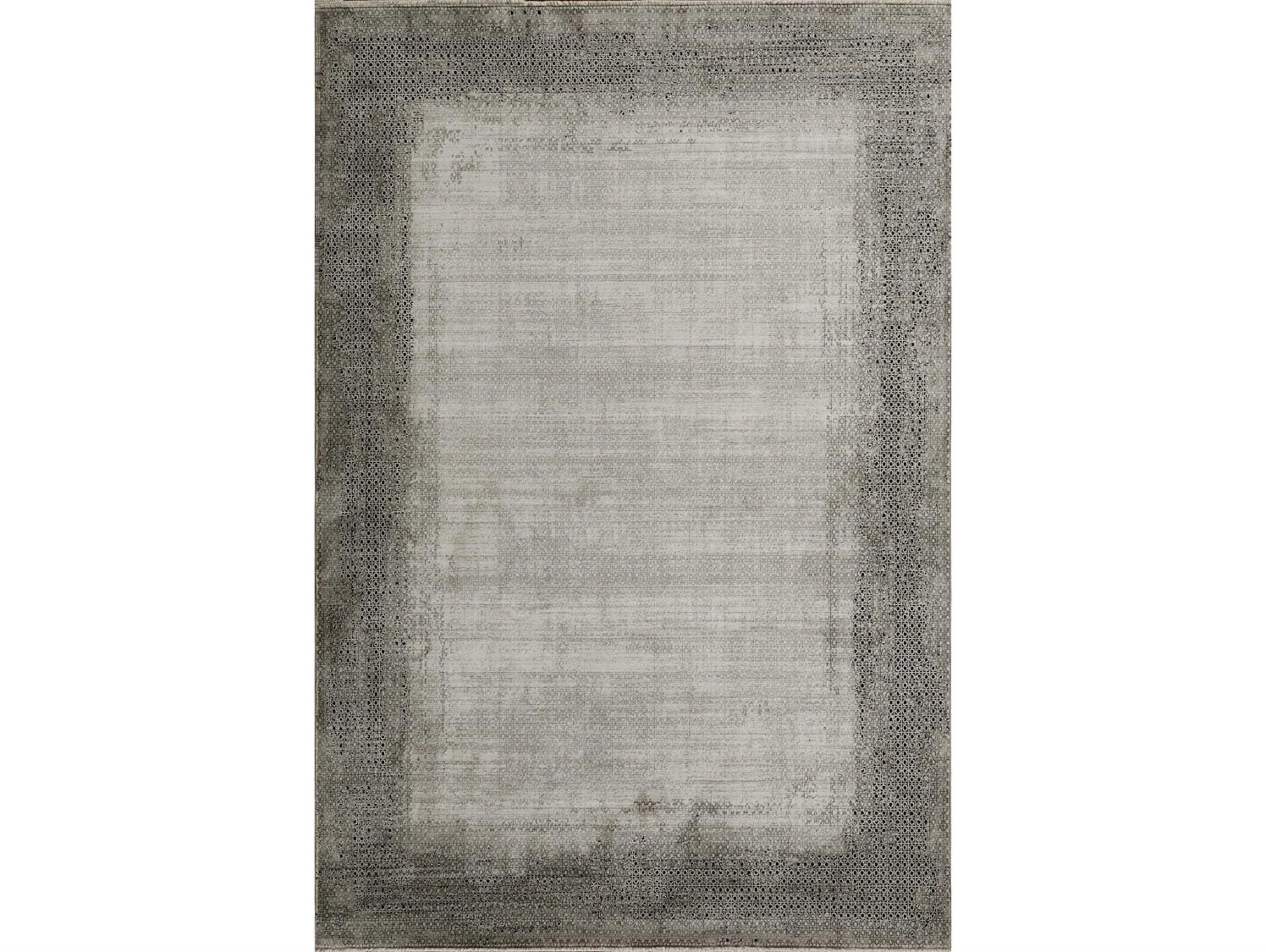 Whiteline Modern Living Ada Bordered Area Rug
