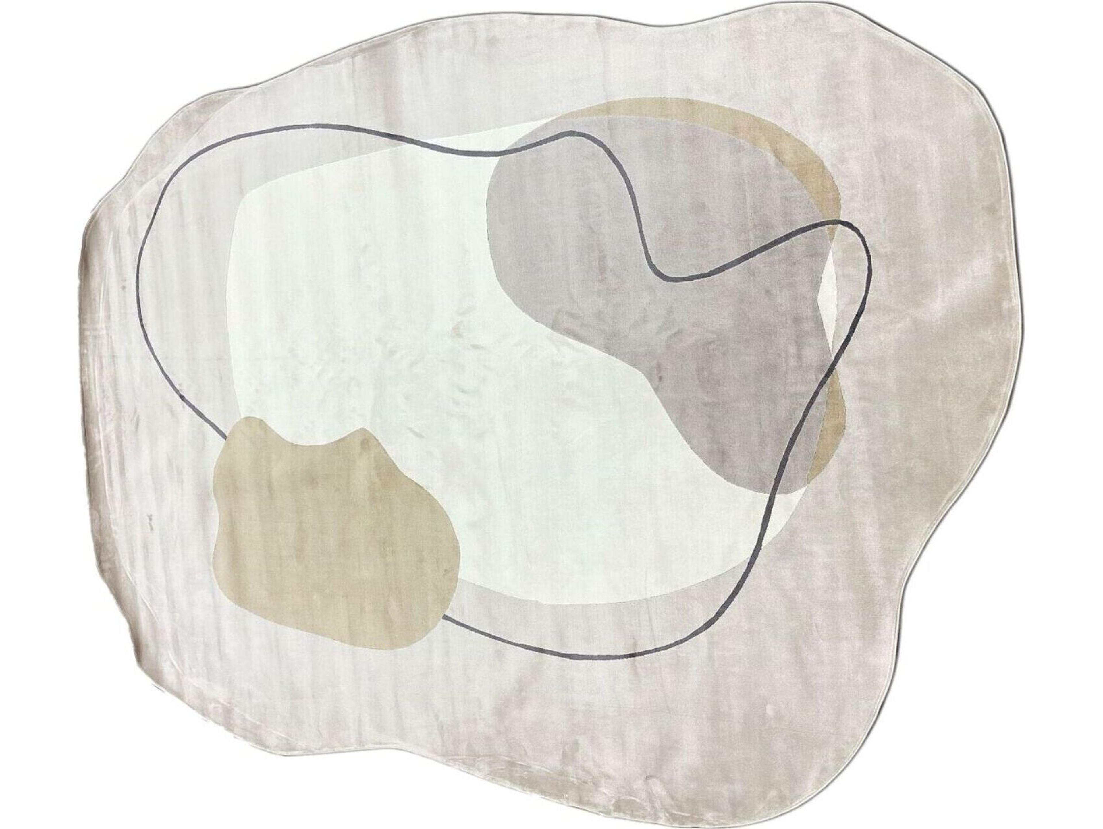 Whiteline Modern Living Clara Abstract Area Rug