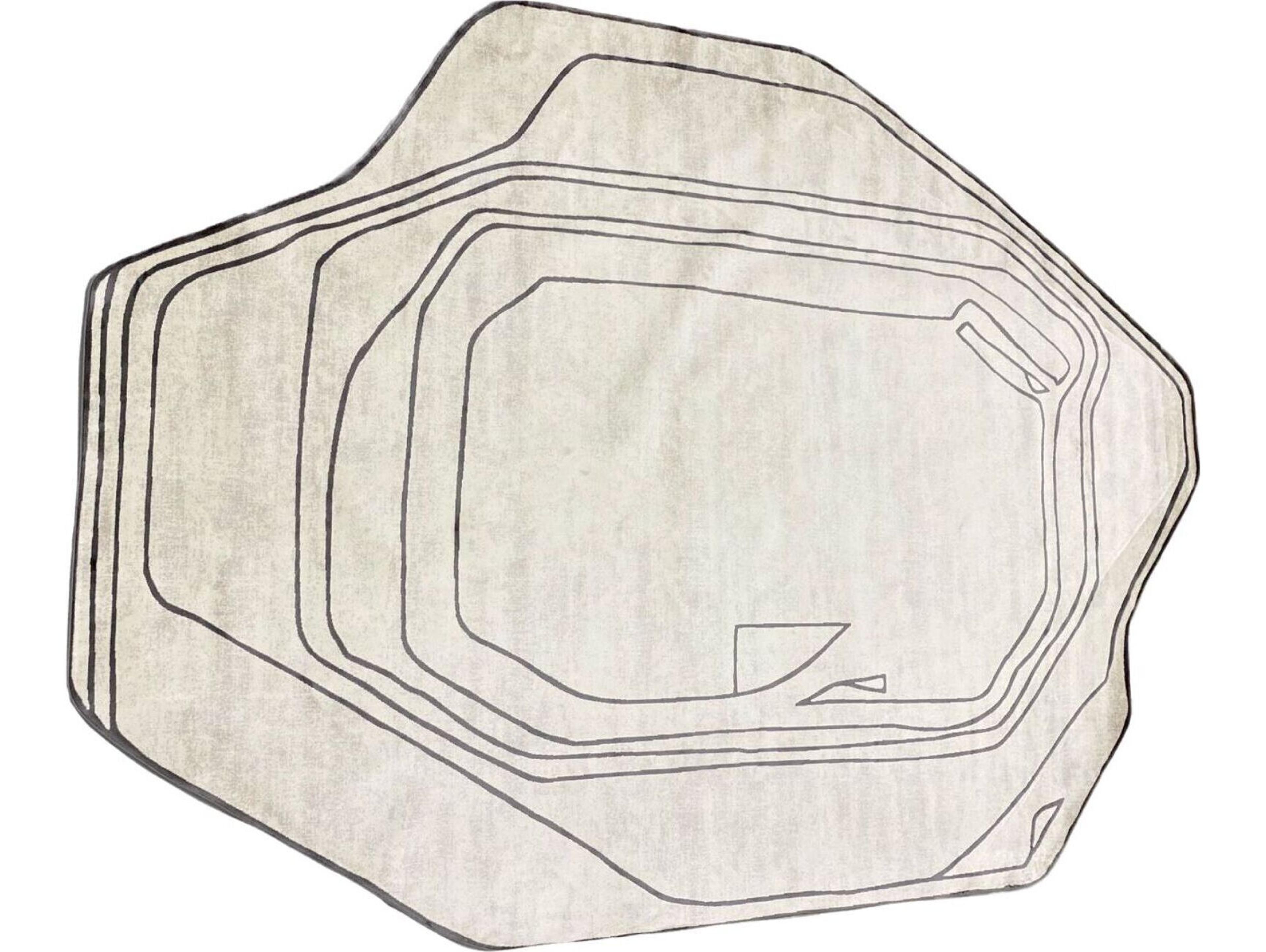 Whiteline Modern Living Karina Abstract Area Rug