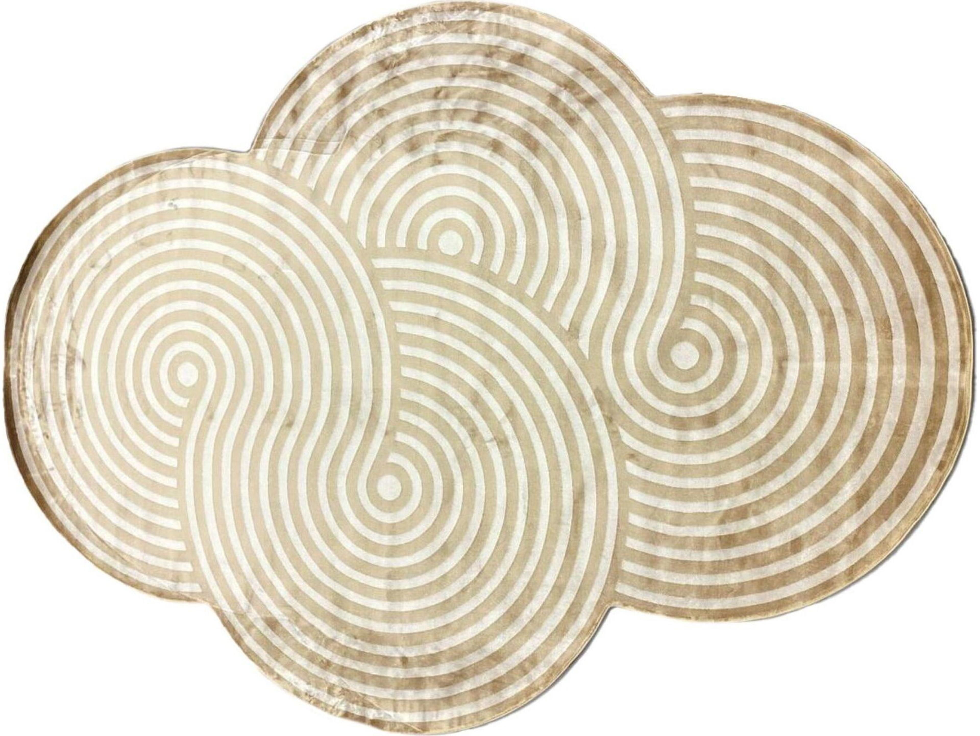 Whiteline Modern Living Collete Geometric Area Rug