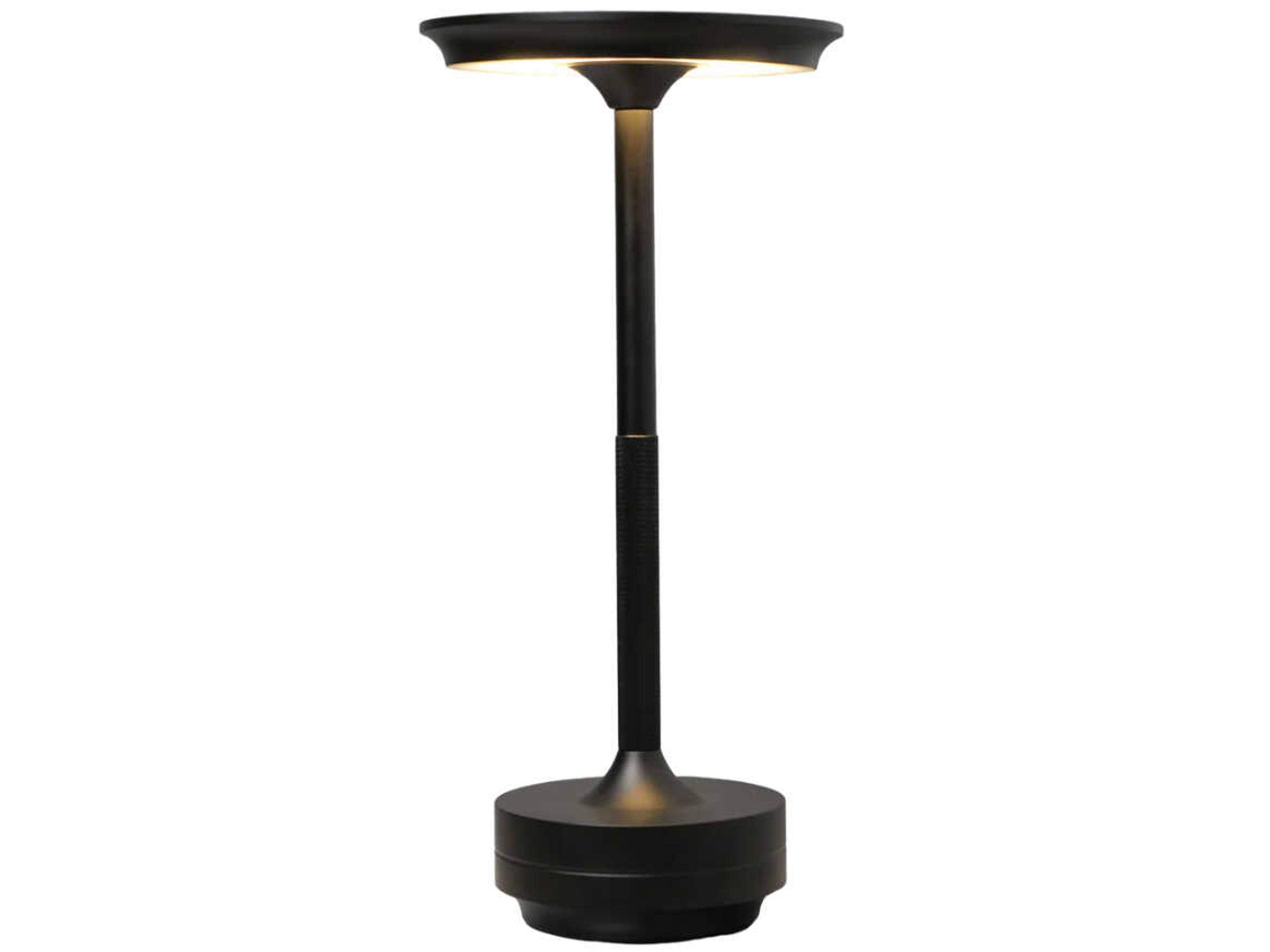 Whiteline Modern Living Cherry Black Table Lamp