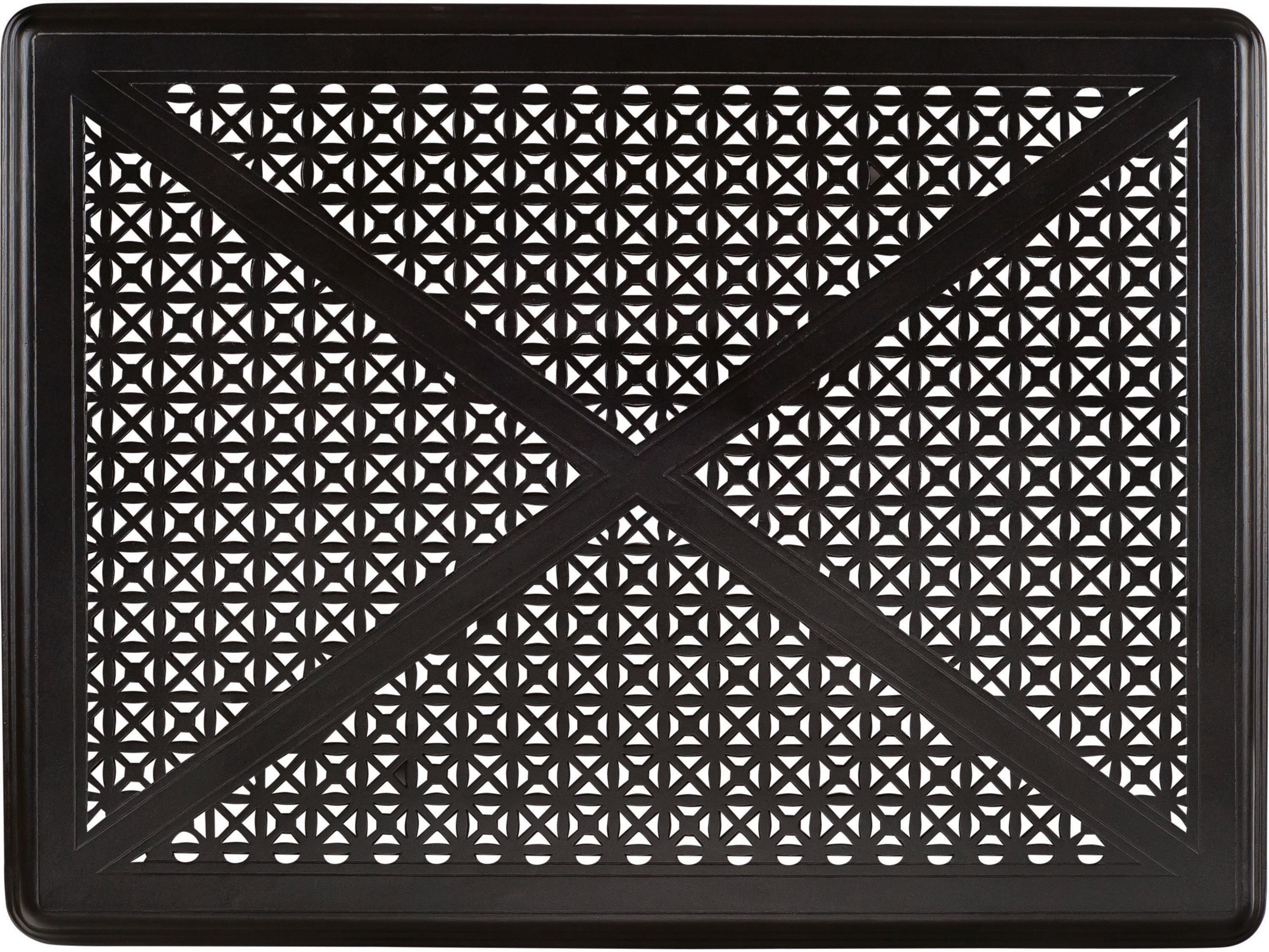 Woodard Cast Aluminum Hampton Rectangular Coffee Table Top