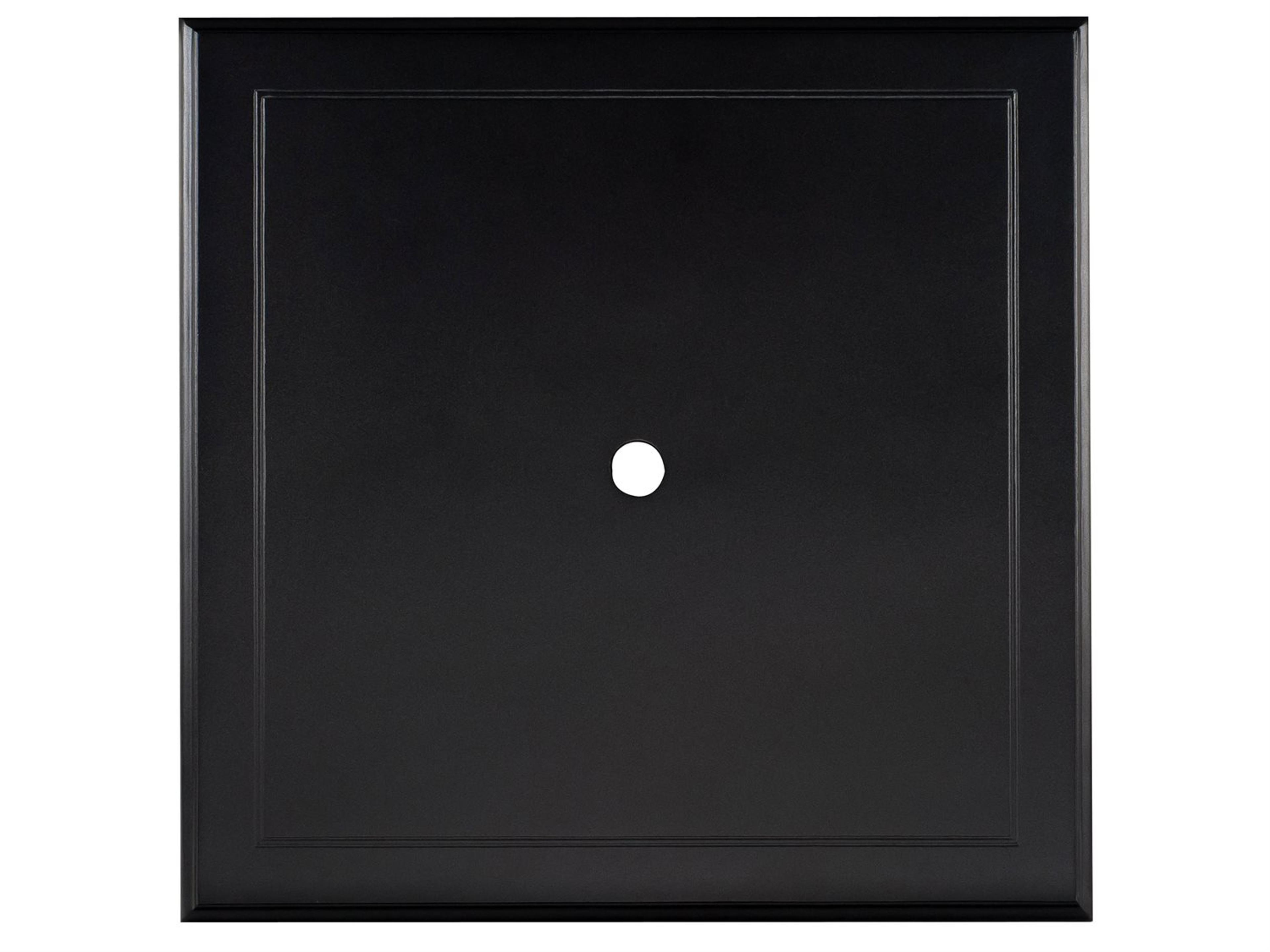 Woodard Solid Cast Aluminum Rolled Edge Square Table Top with Umbrella Hole