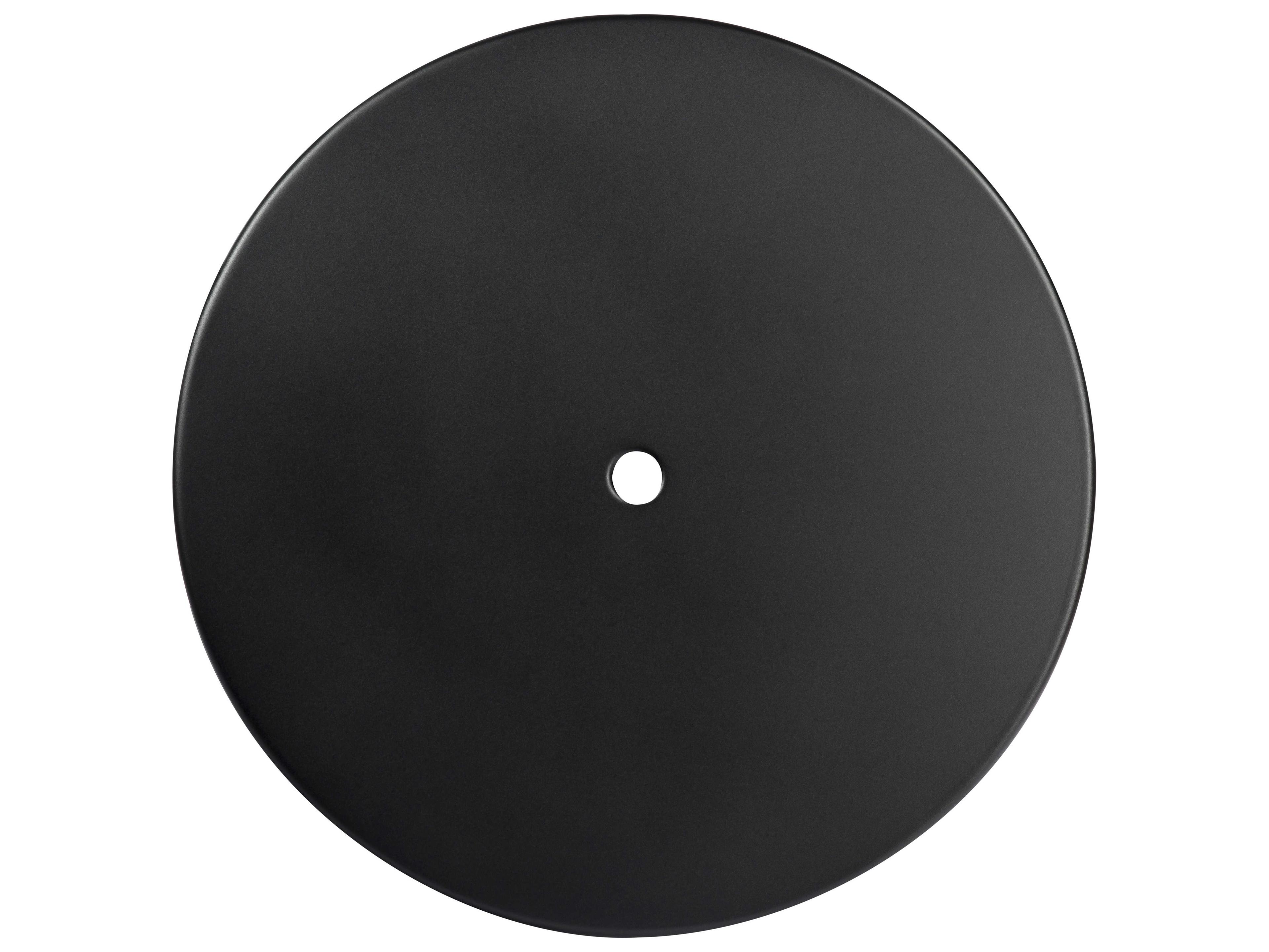 Woodard Solid Iron Rolled Edge Round Table Top with Umbrella Hole