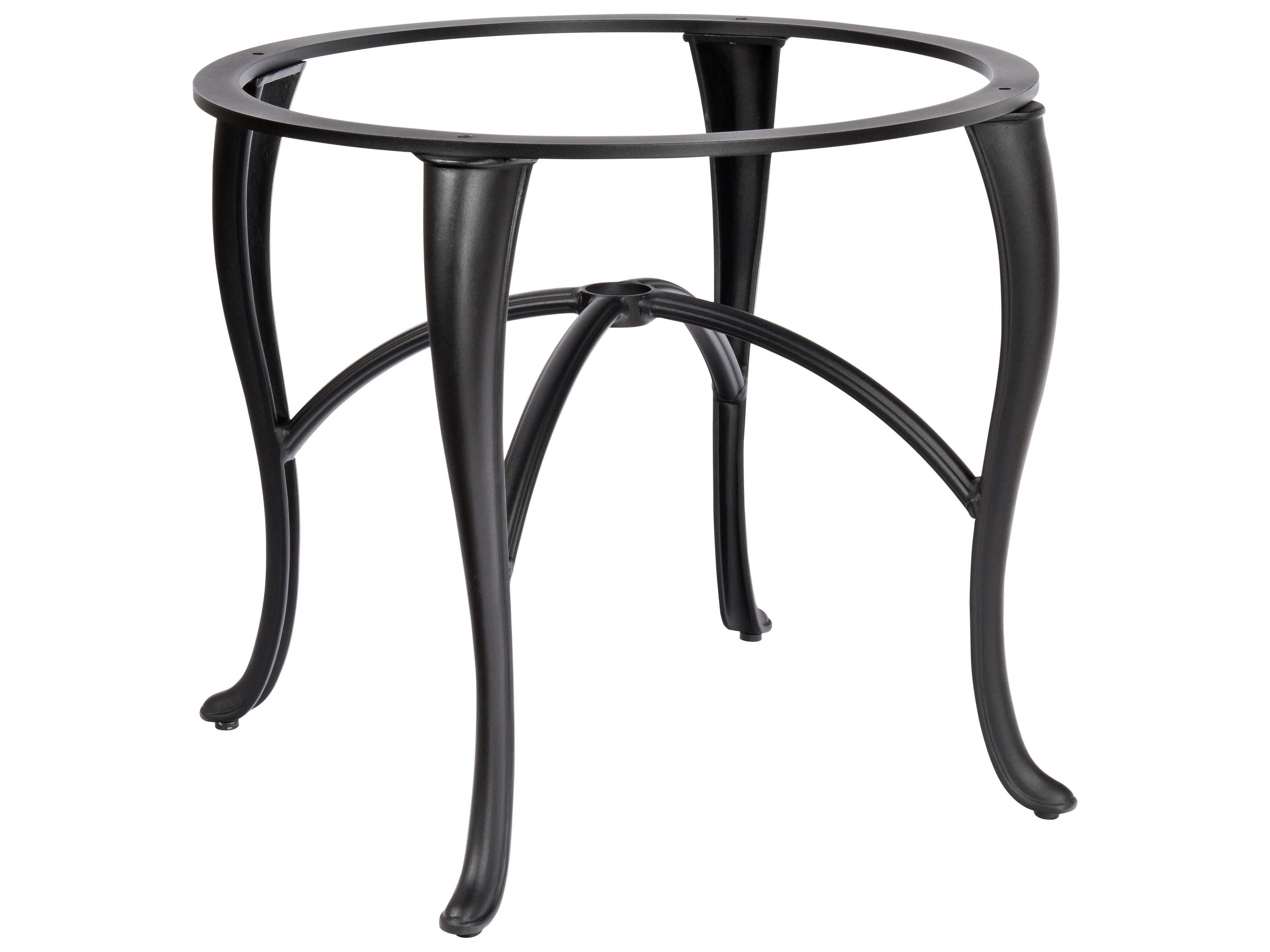 Woodard Cabriole Aluminum Dining Table Base