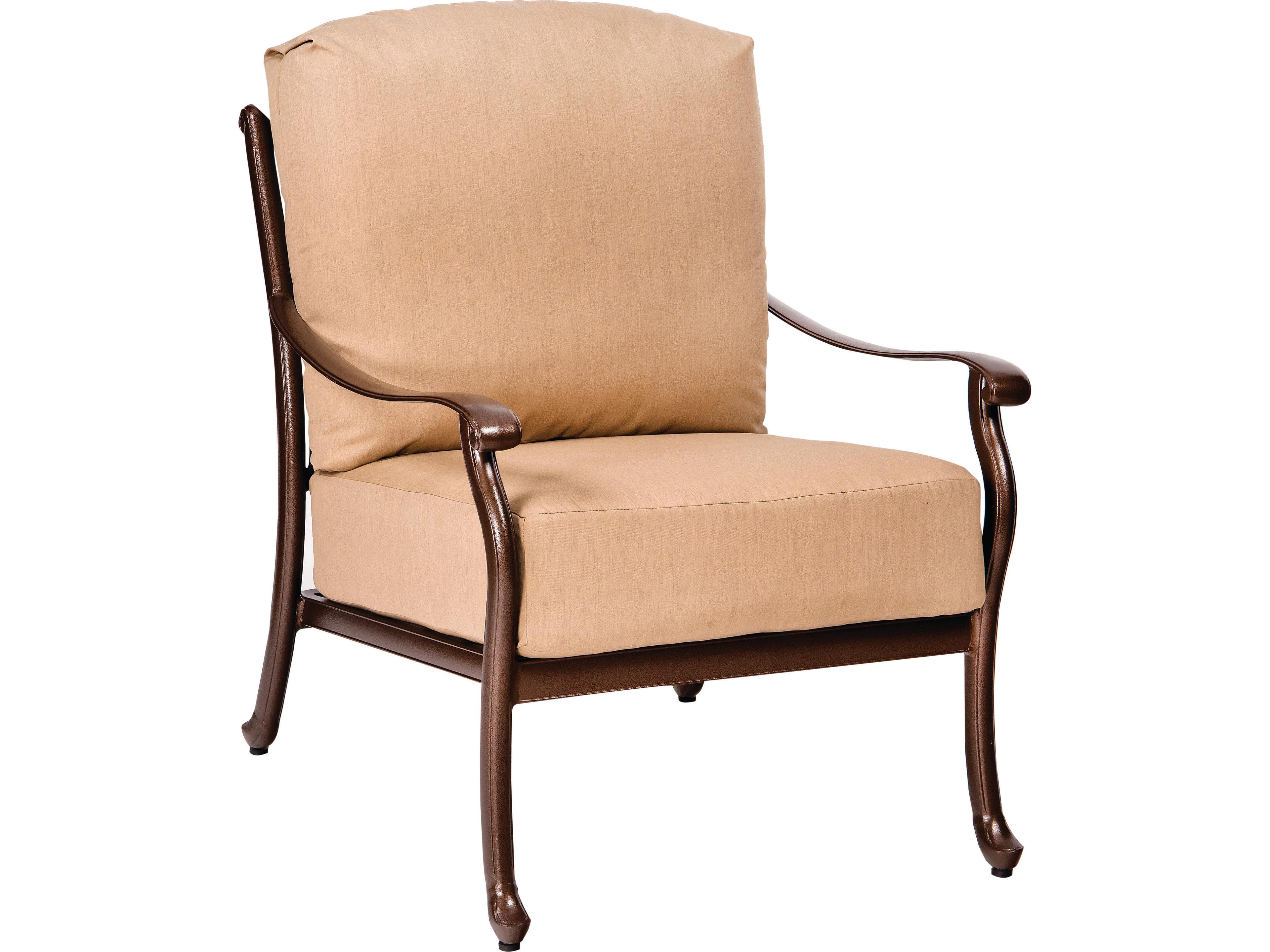 Woodard Casa Cast Aluminum Outdoor Patio Lounge Chair