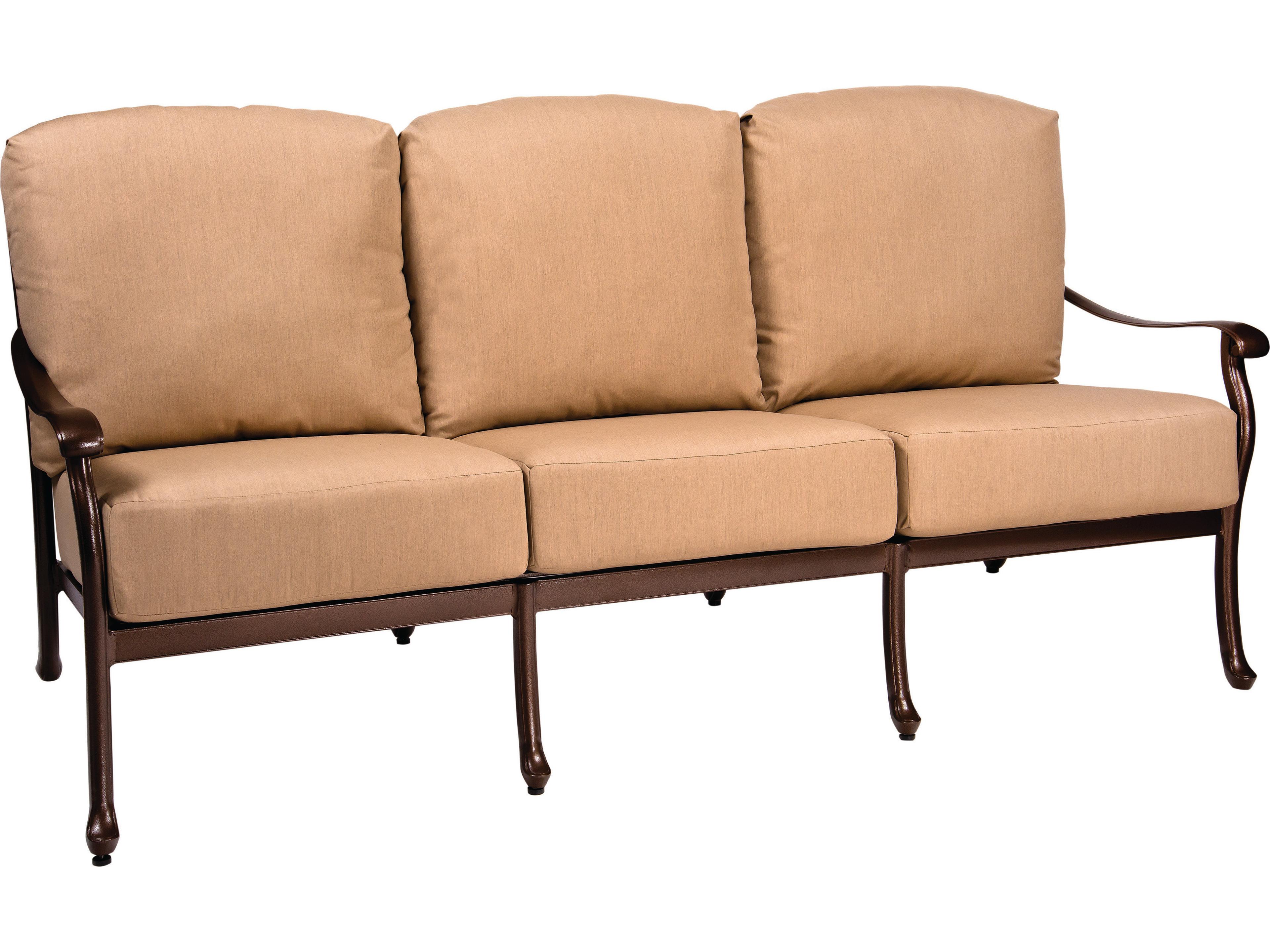 Woodard Casa Cast Aluminum Patio Sofa