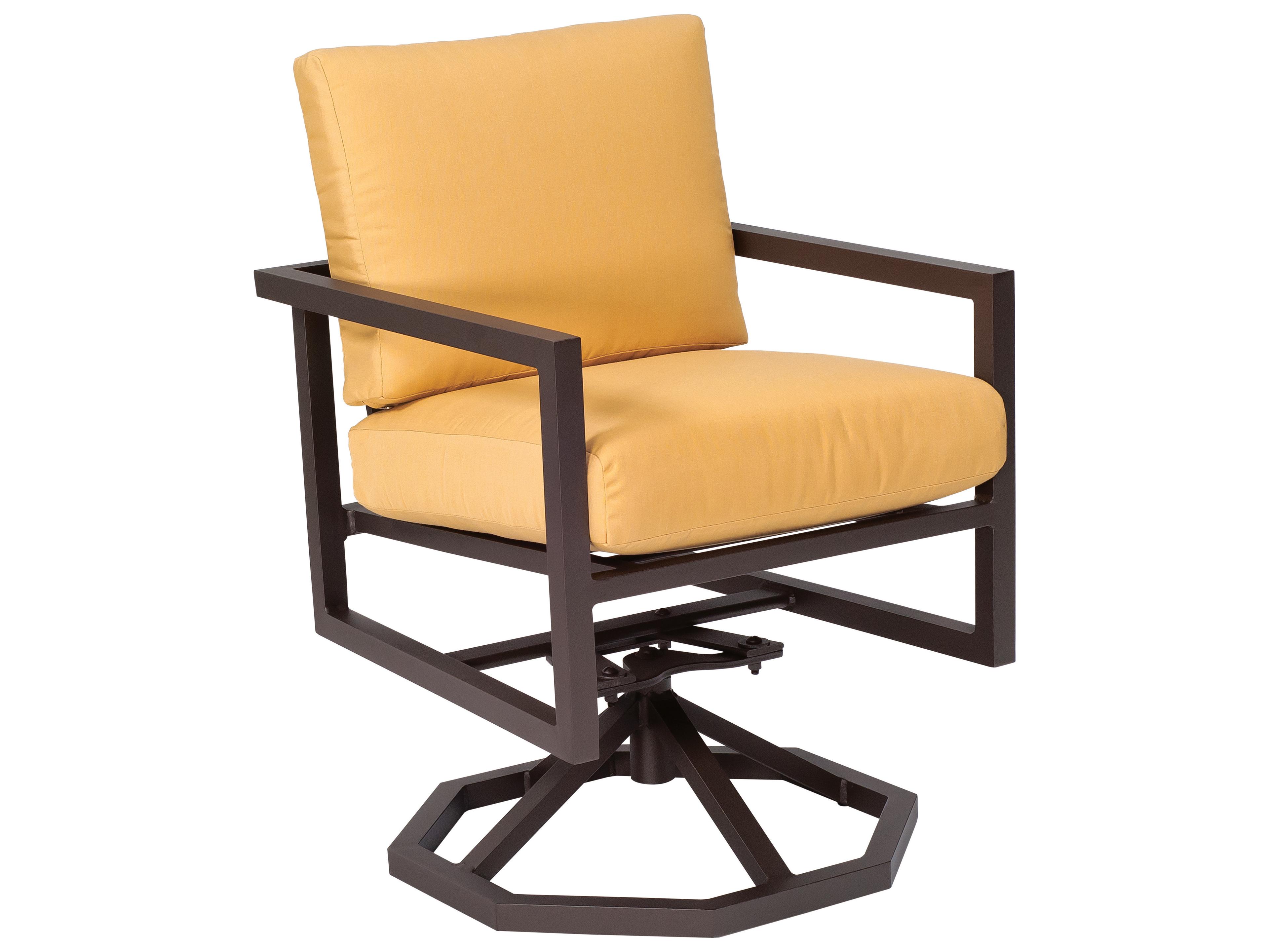 Woodard Salona By Joe Ruggiero Swivel Rocker Dining Chair Replacement Cushions