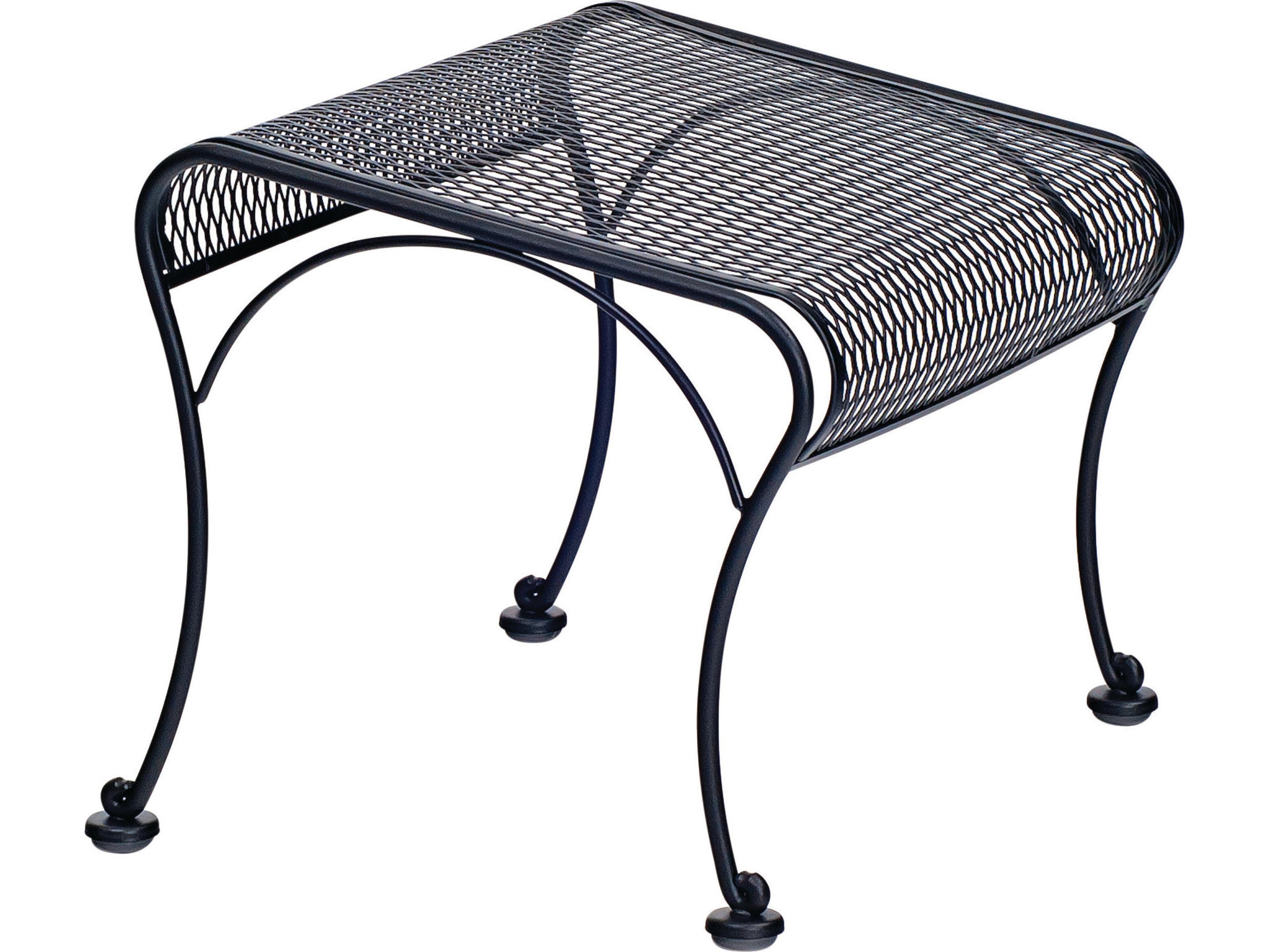 Woodard Briarwood Wrought Iron Outdoor Ottoman