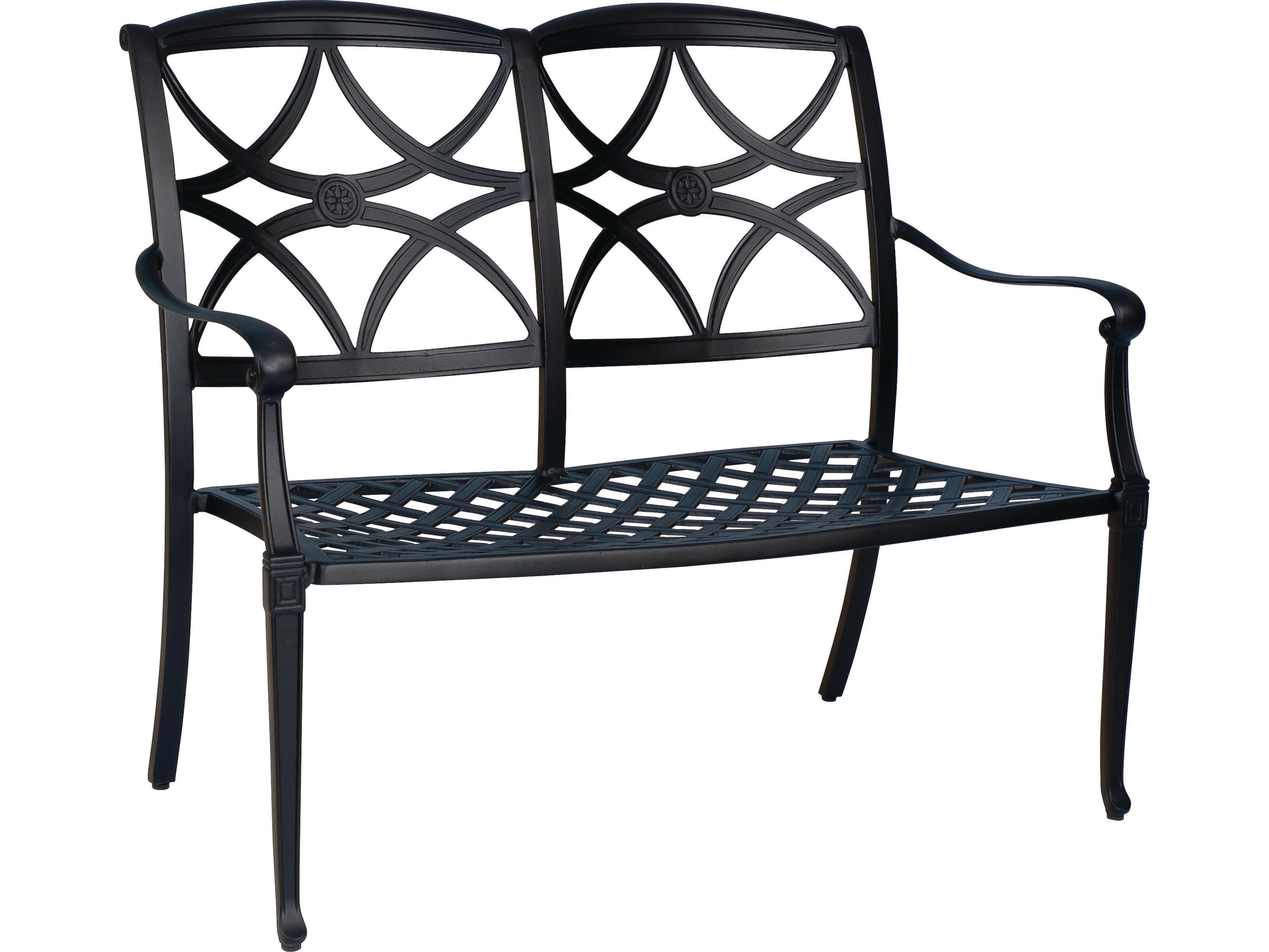 Woodard Wiltshire Cast Aluminum Patio Bench