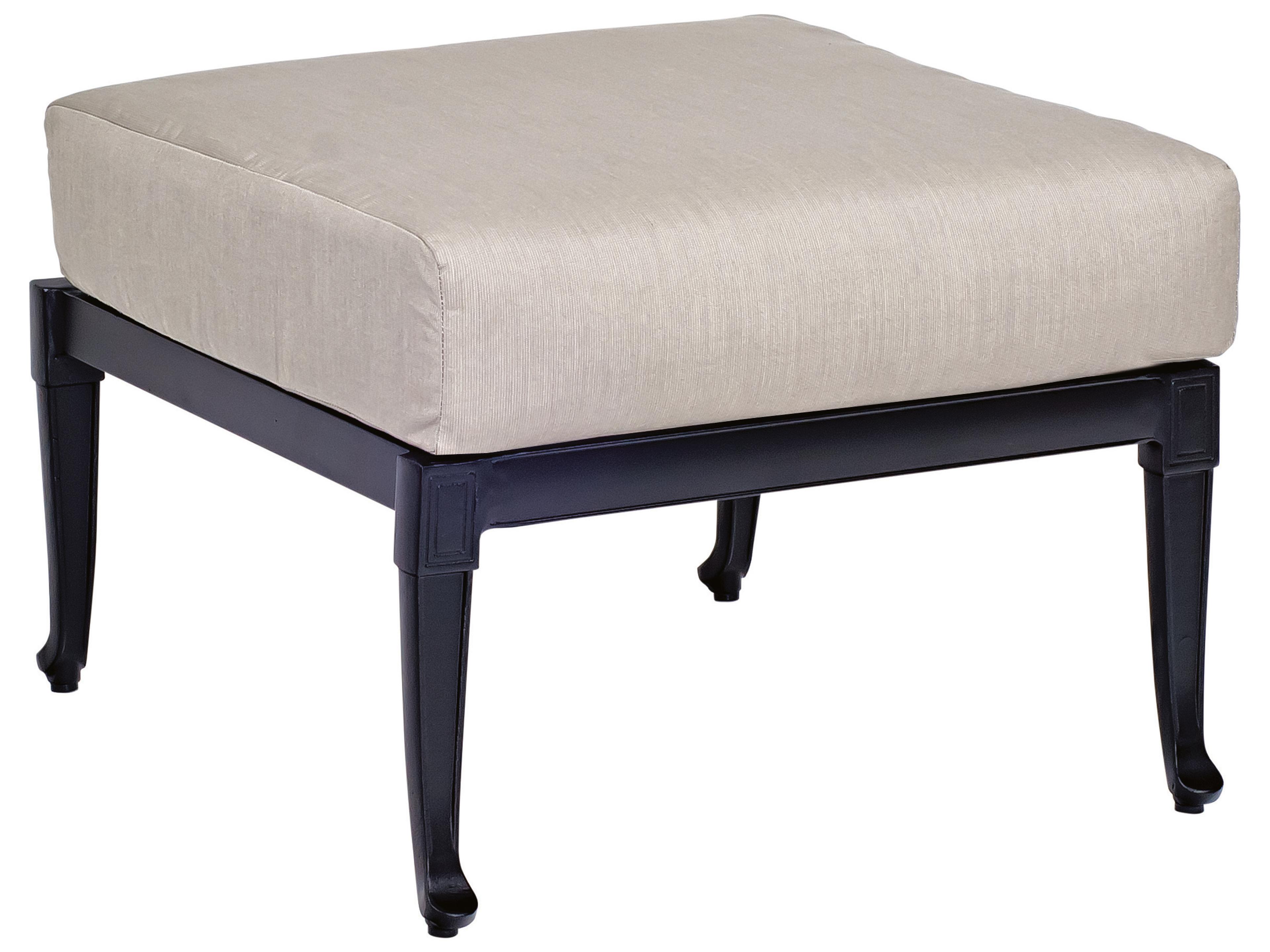 Woodard Wingate Ottoman Replacement Cushions