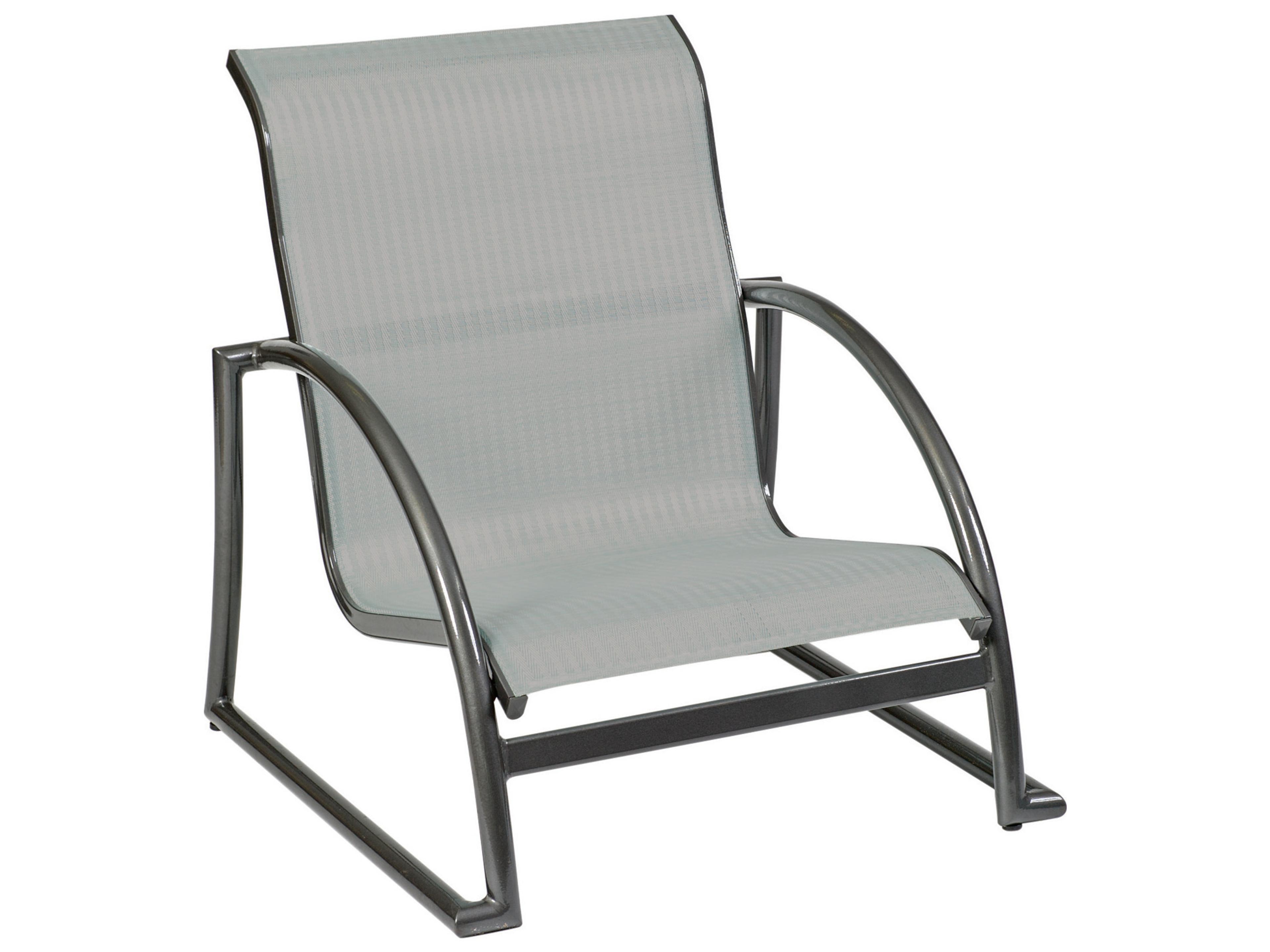 Woodard Tribeca Aluminum Stackable Sand Outdoor Lounge Chair