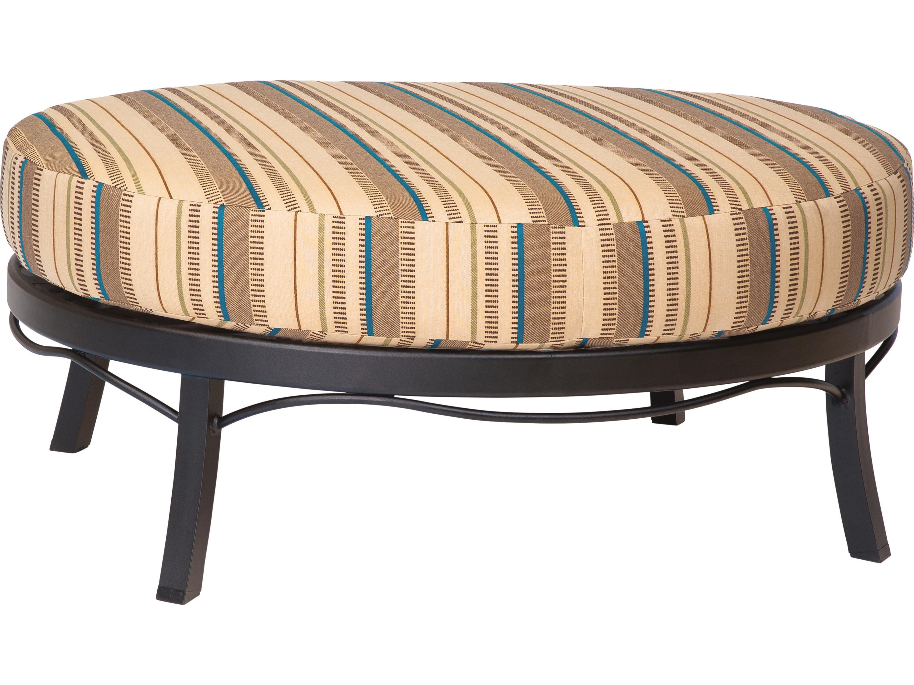 Woodard Cortland Universal Oval Ottoman Replacement Cushions