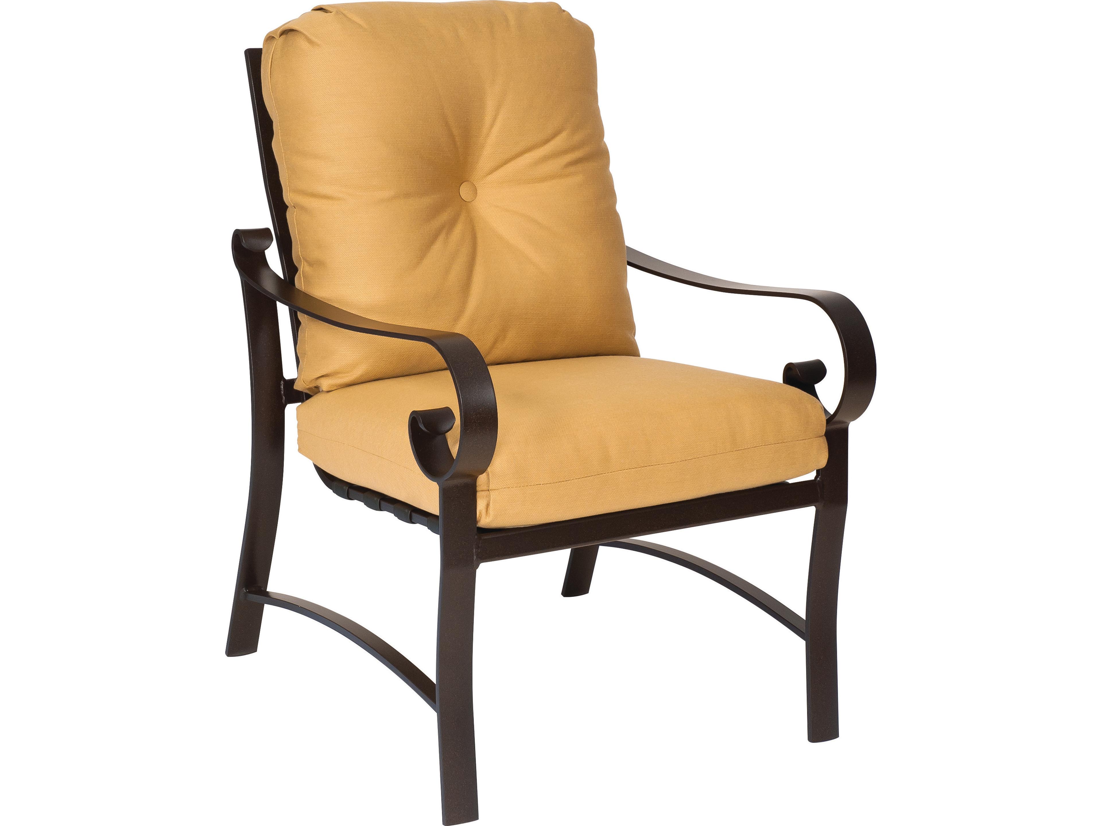 Woodard Belden Cushion Aluminum Patio Dining Arm Chair