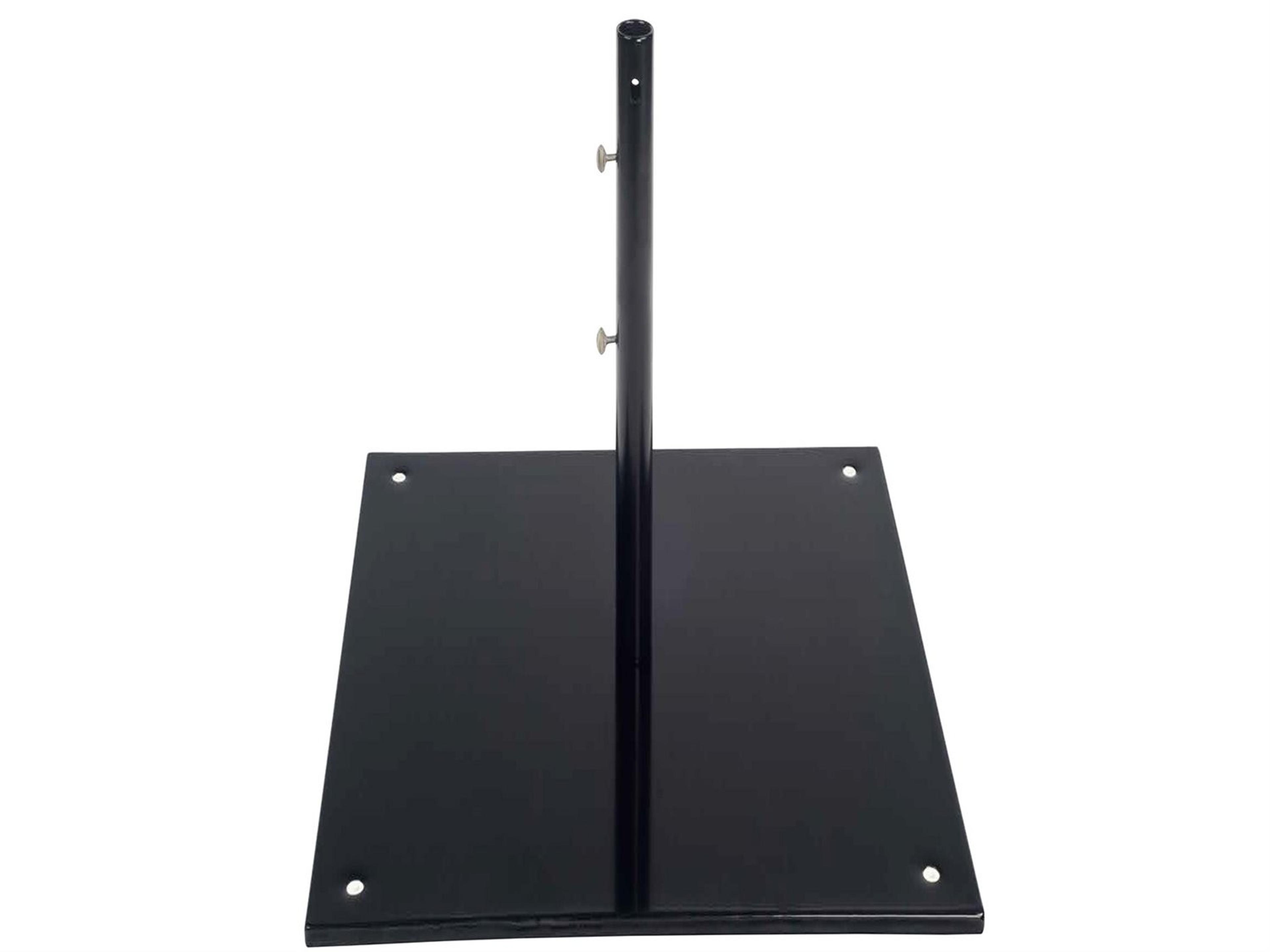 Woodard Steel Black 30 Foot Square Free Standing Market Umbrella Base