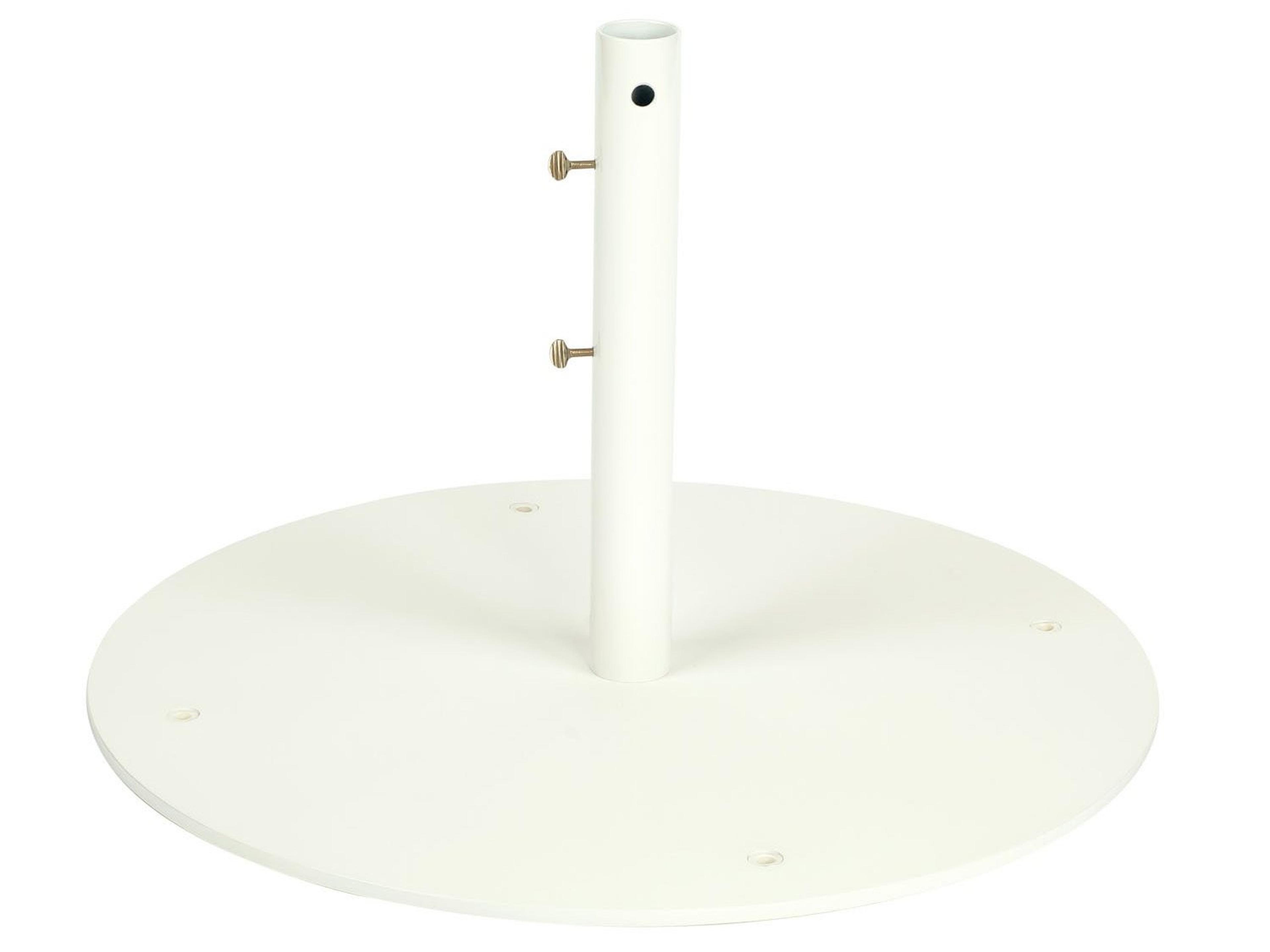 Woodard Steel White 24 Foot Round Free Standing Market Umbrella Base