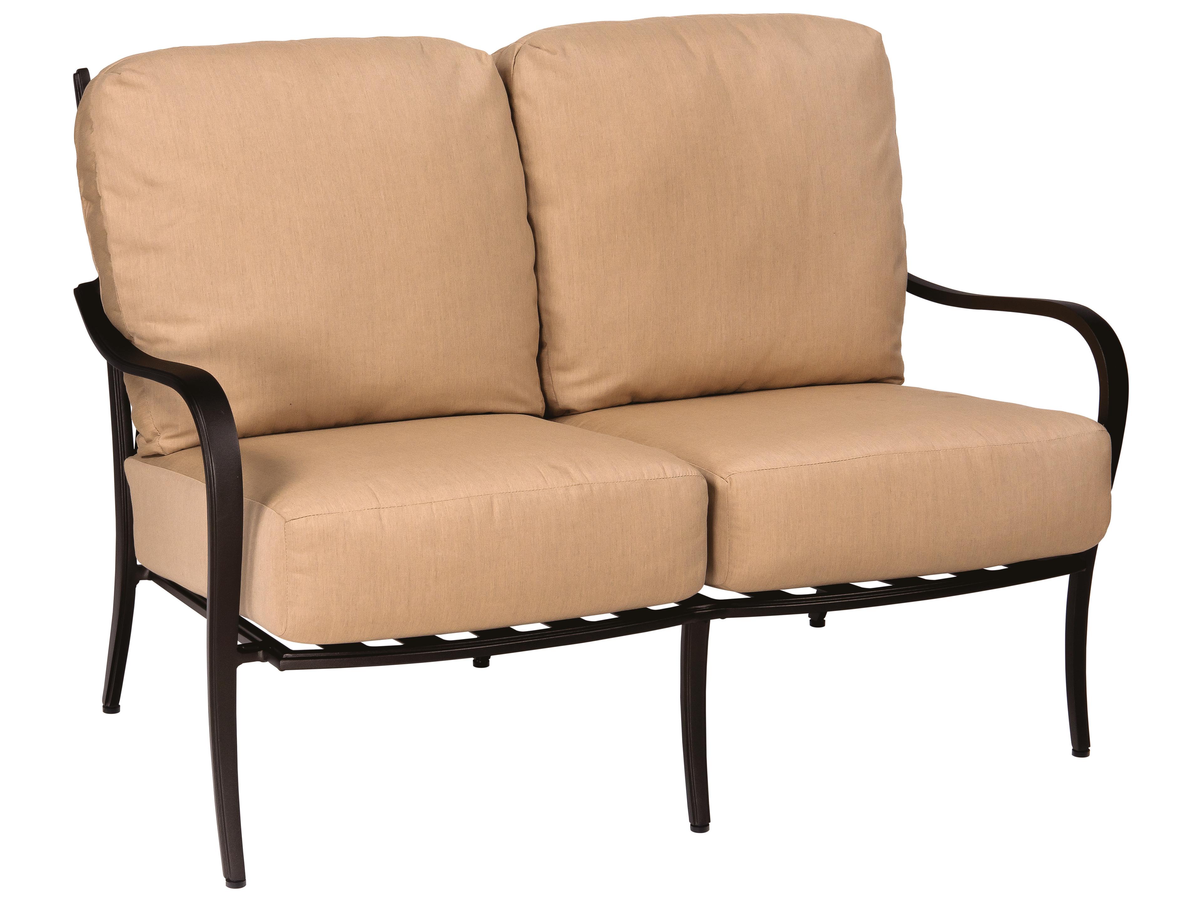 Woodard Apollo Loveseat Seat & Back Replacement Cushions