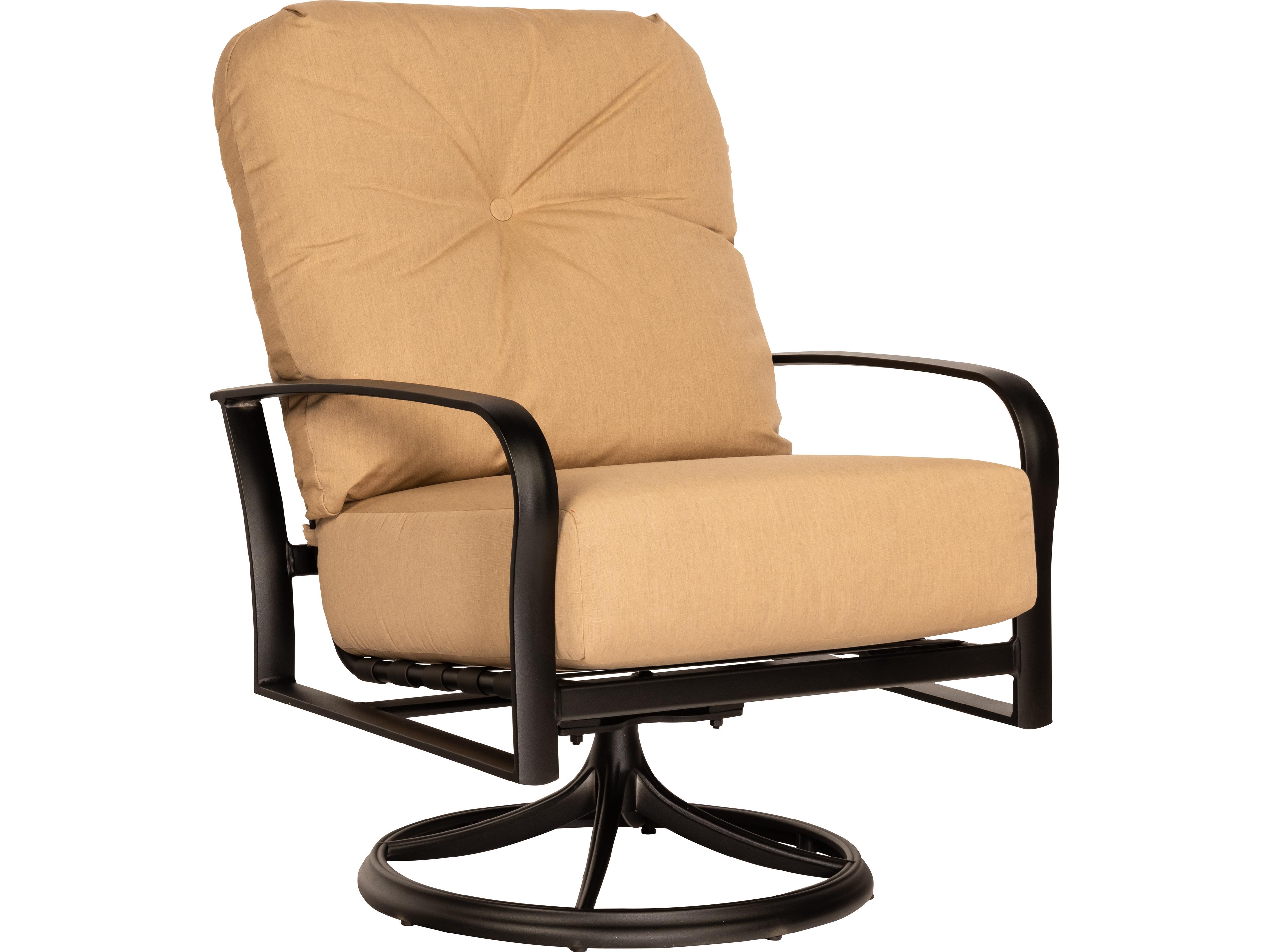 Woodard Fremont Cushion Aluminum Swivel Rocker Patio Lounge Chair