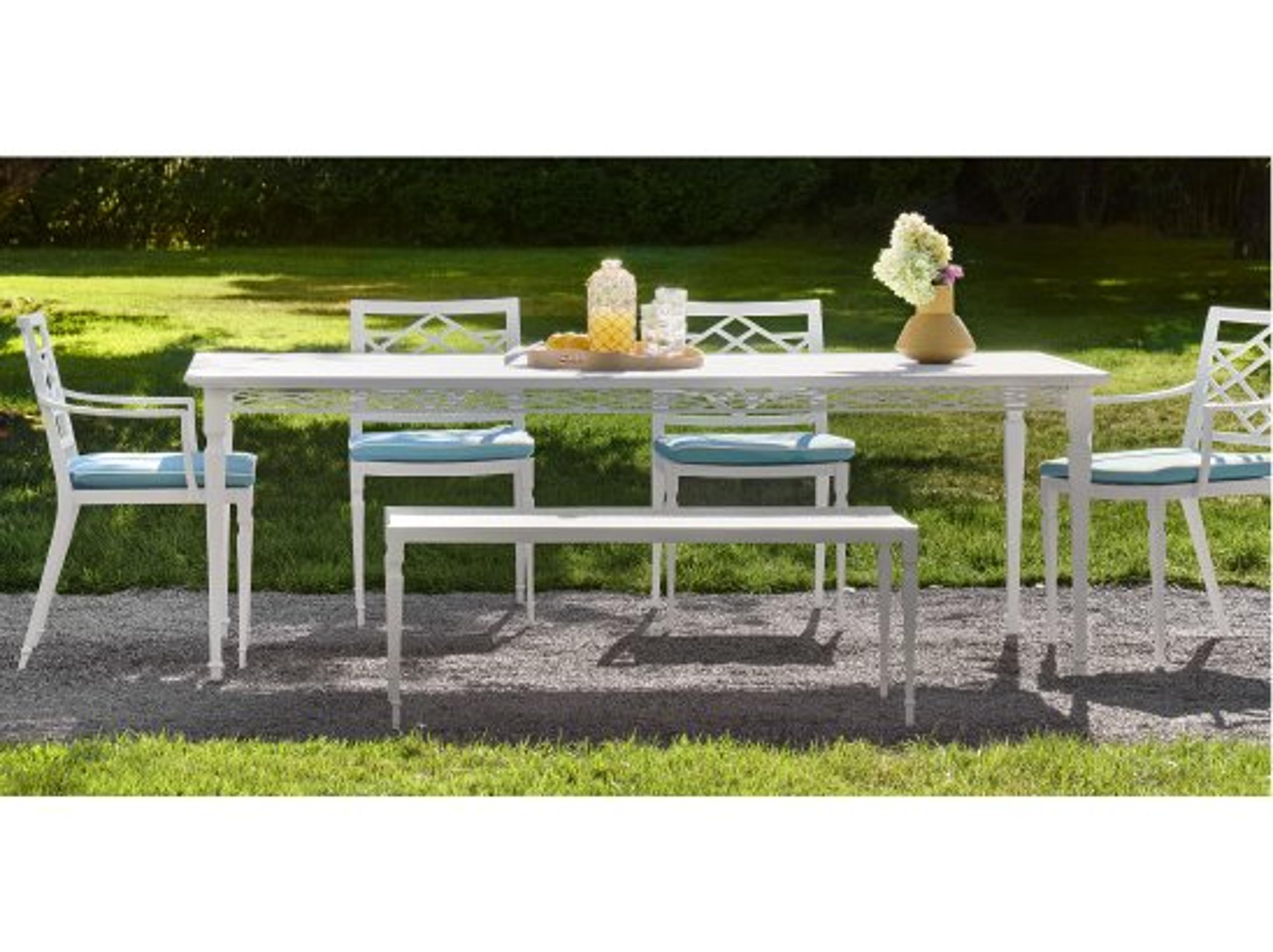 Woodard Alexa Hampton Tuoro Aluminum Patio Dining Set