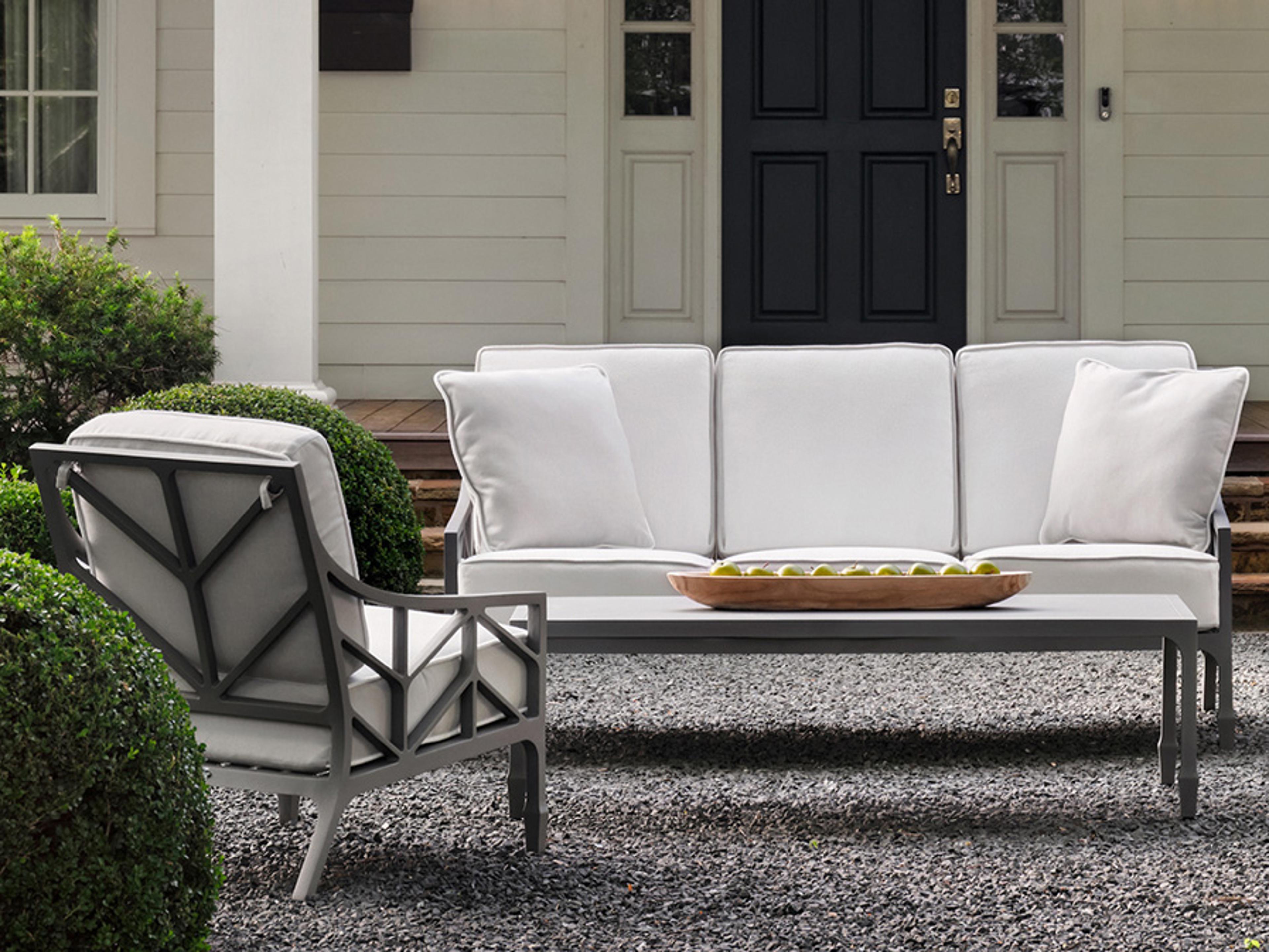 Woodard Alberti Cast Aluminum Outdoor Patio Lounge Set