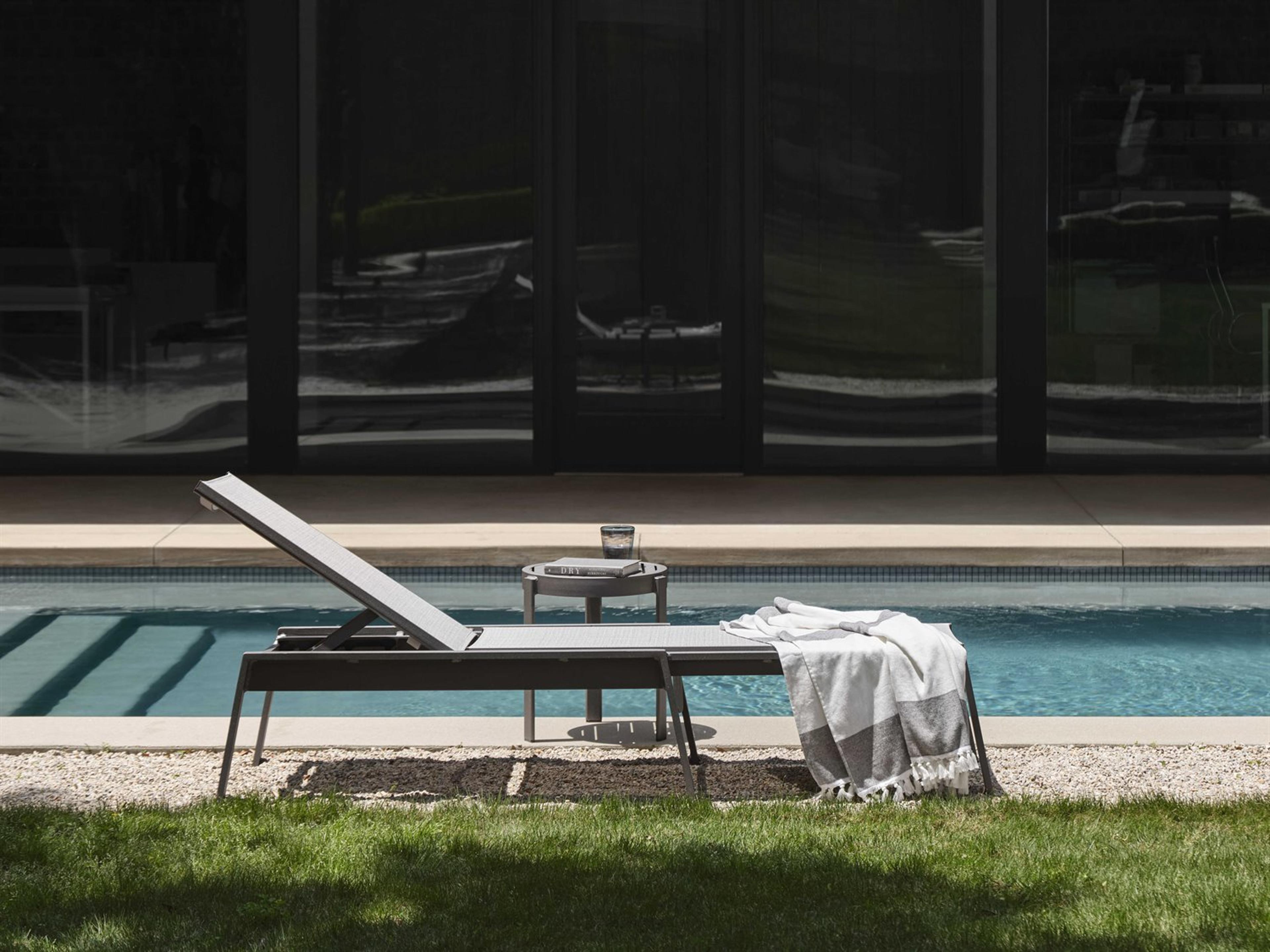 Woodard Hudson Sling Aluminum Outdoor Patio Lounge Set