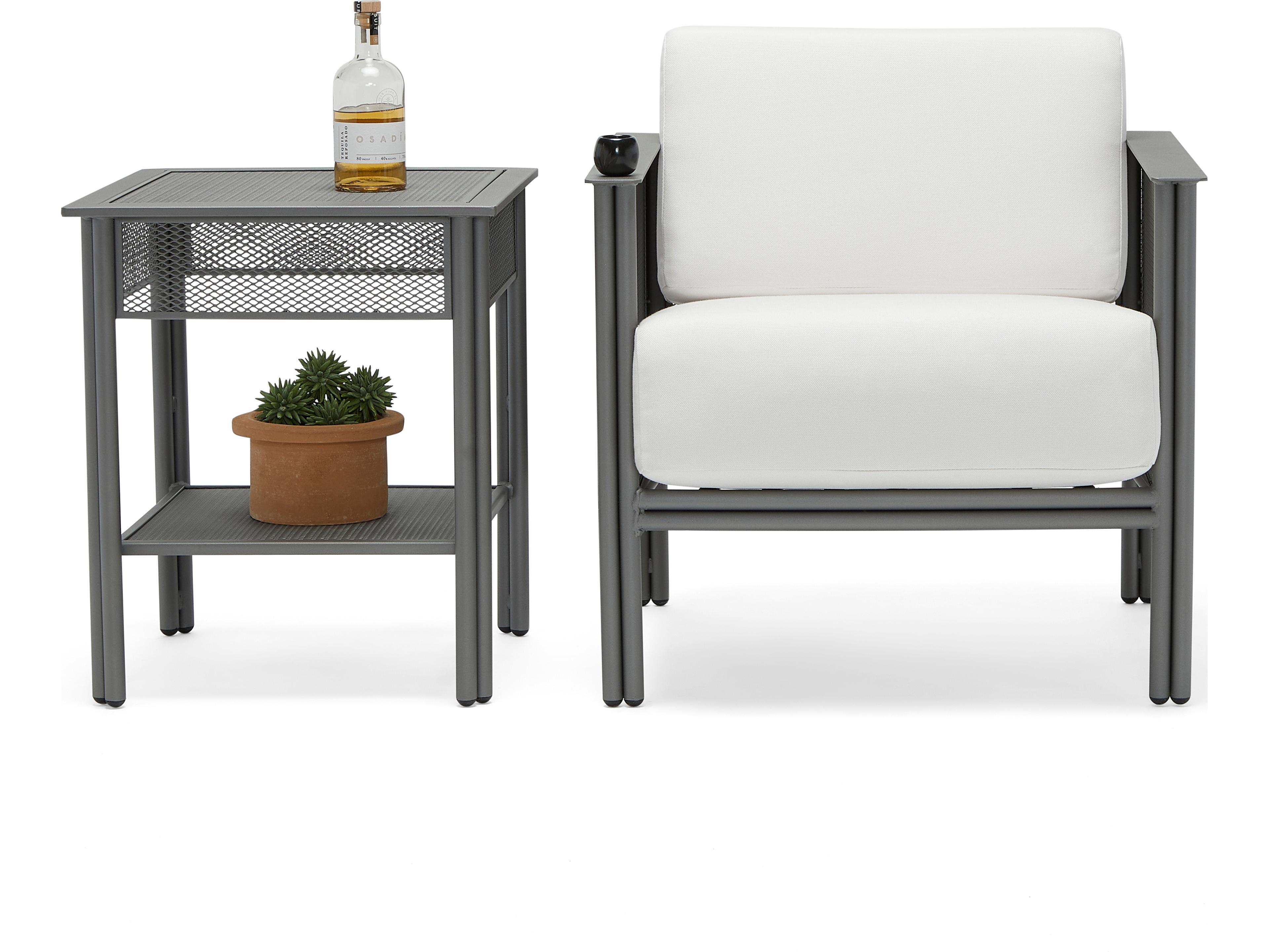 Woodard Jax Wrought Iron Cushion Lounge Set