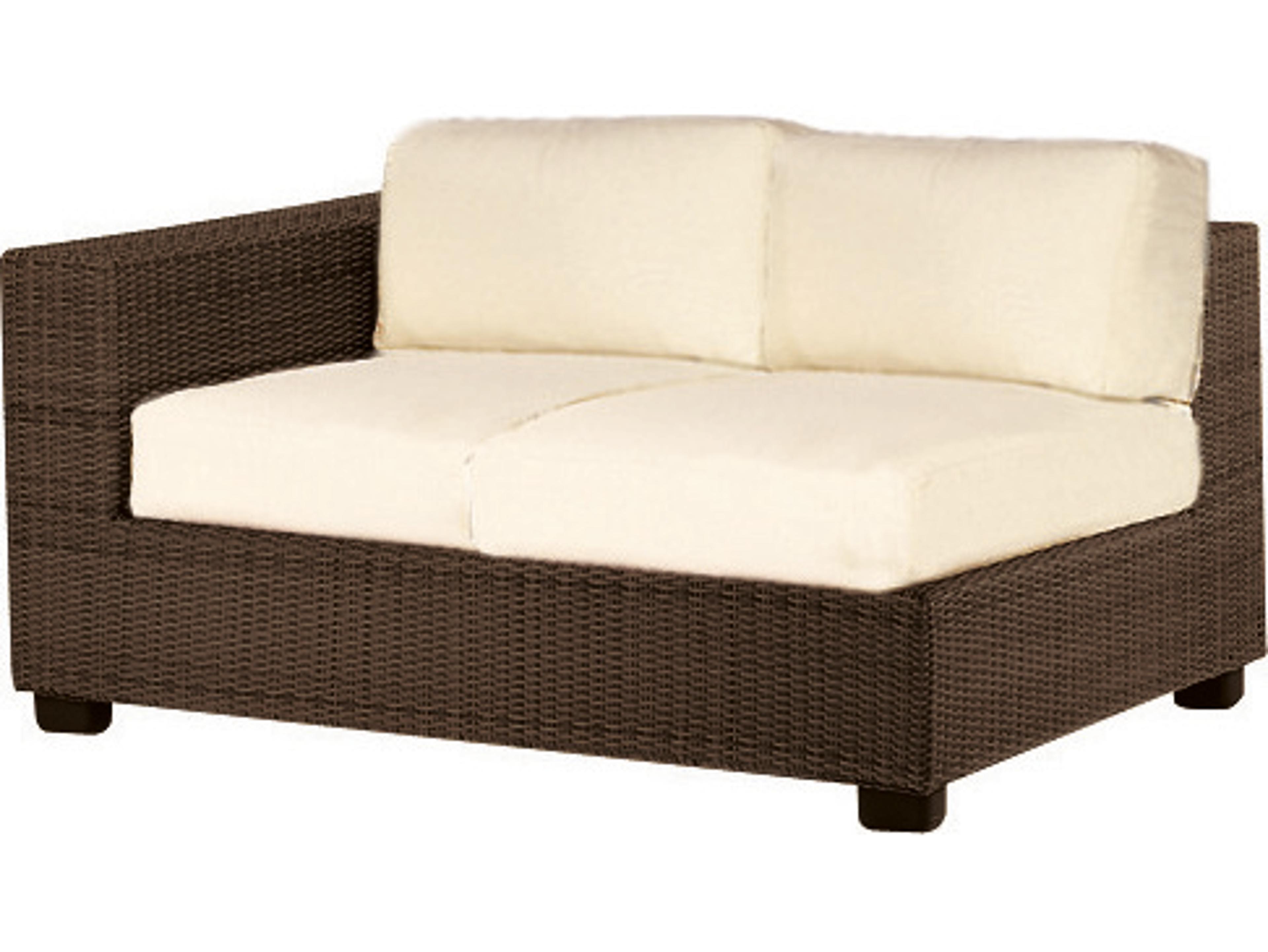 Woodard Montecito Left Arm Loveseat Seat & Back Replacement Cushions