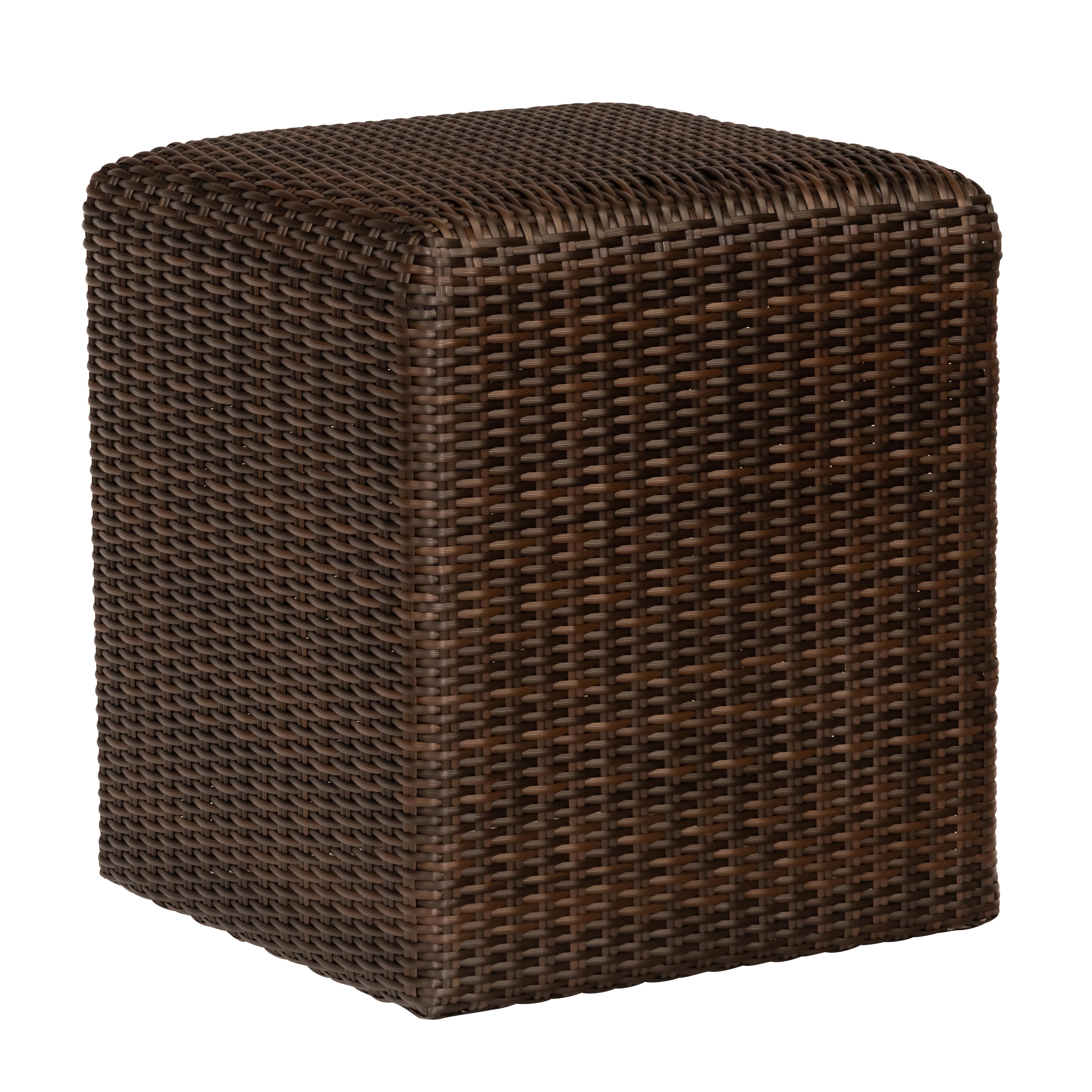 Woodard Montecito - Whitecraft Wicker Outdoor Ottoman