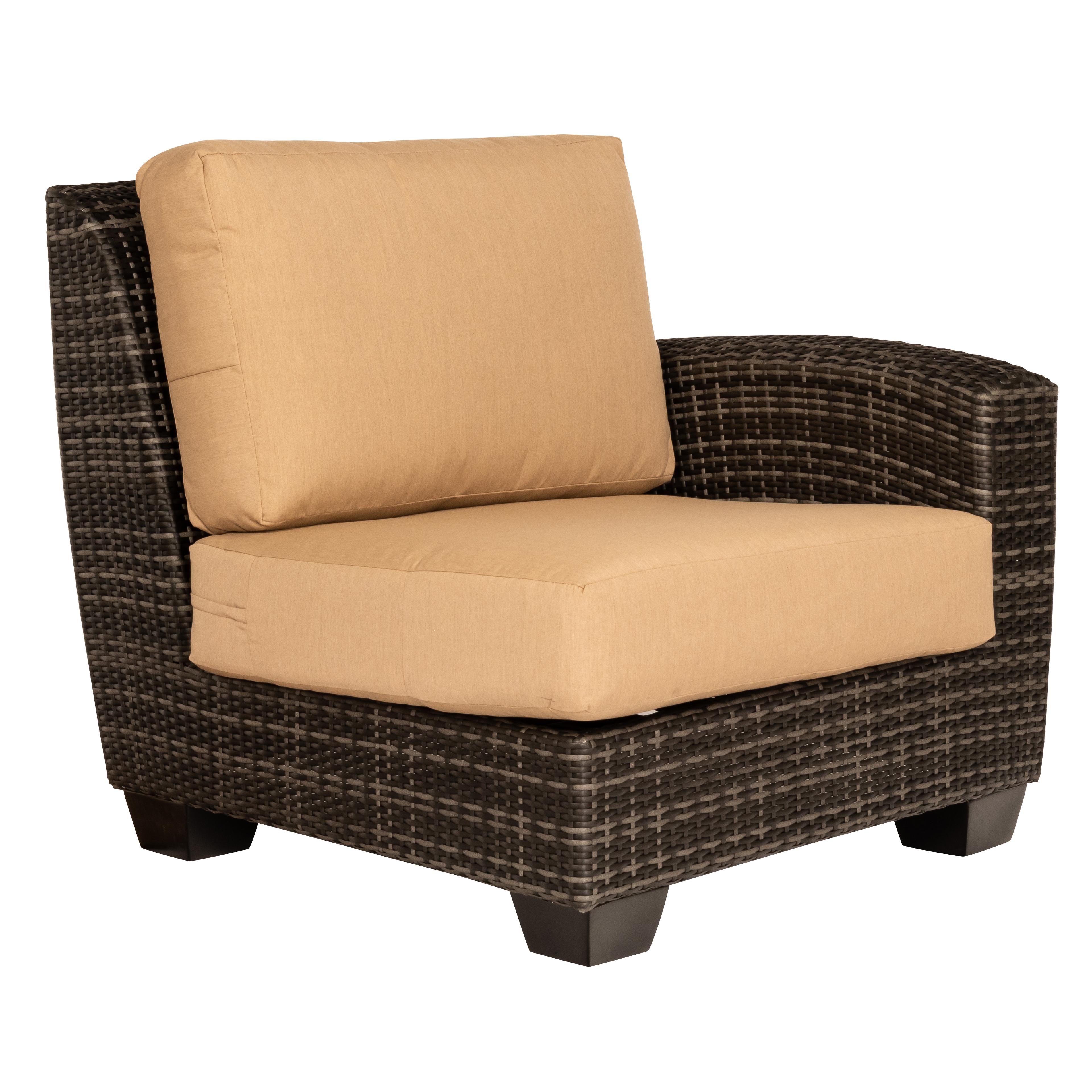 Woodard Saddleback Right Arm Lounge Chair Seat & Back Replacement Cushions