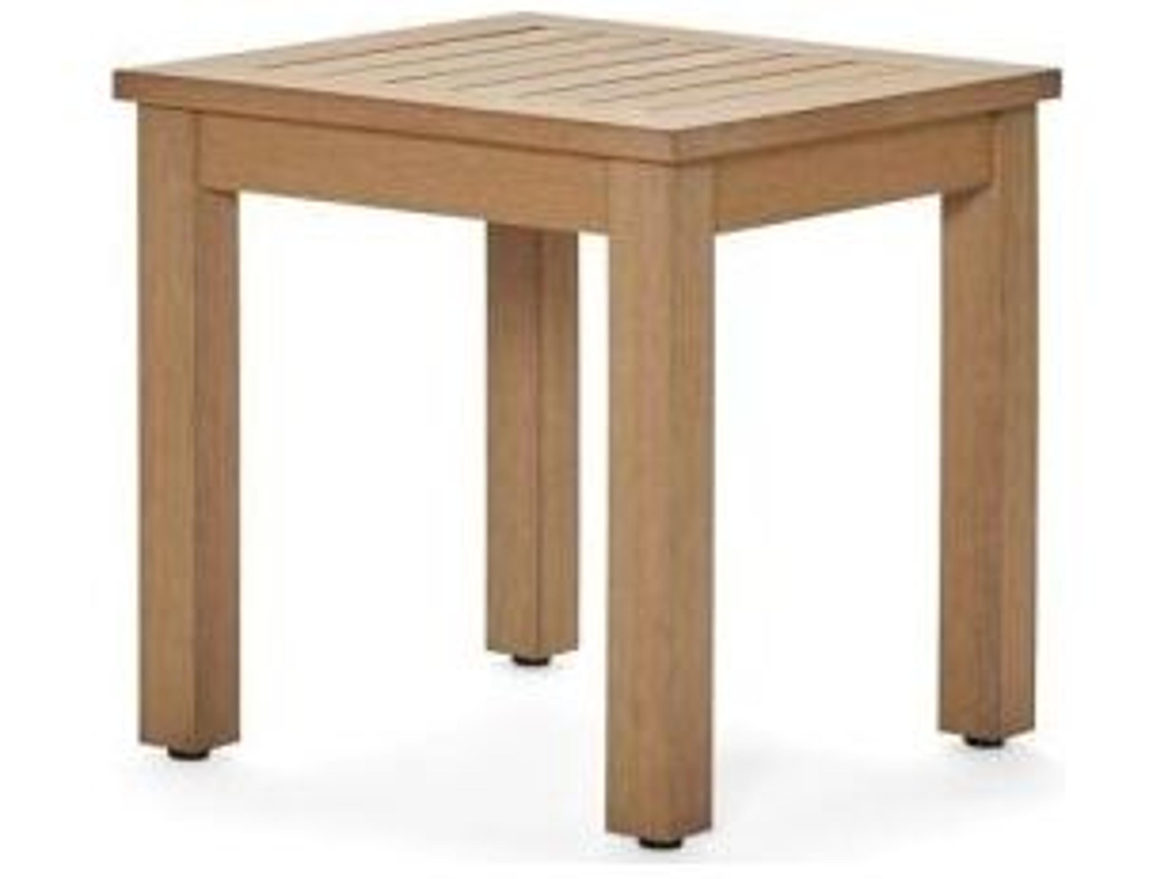Woodard Sierra Next Teak Square Outdoor End Table