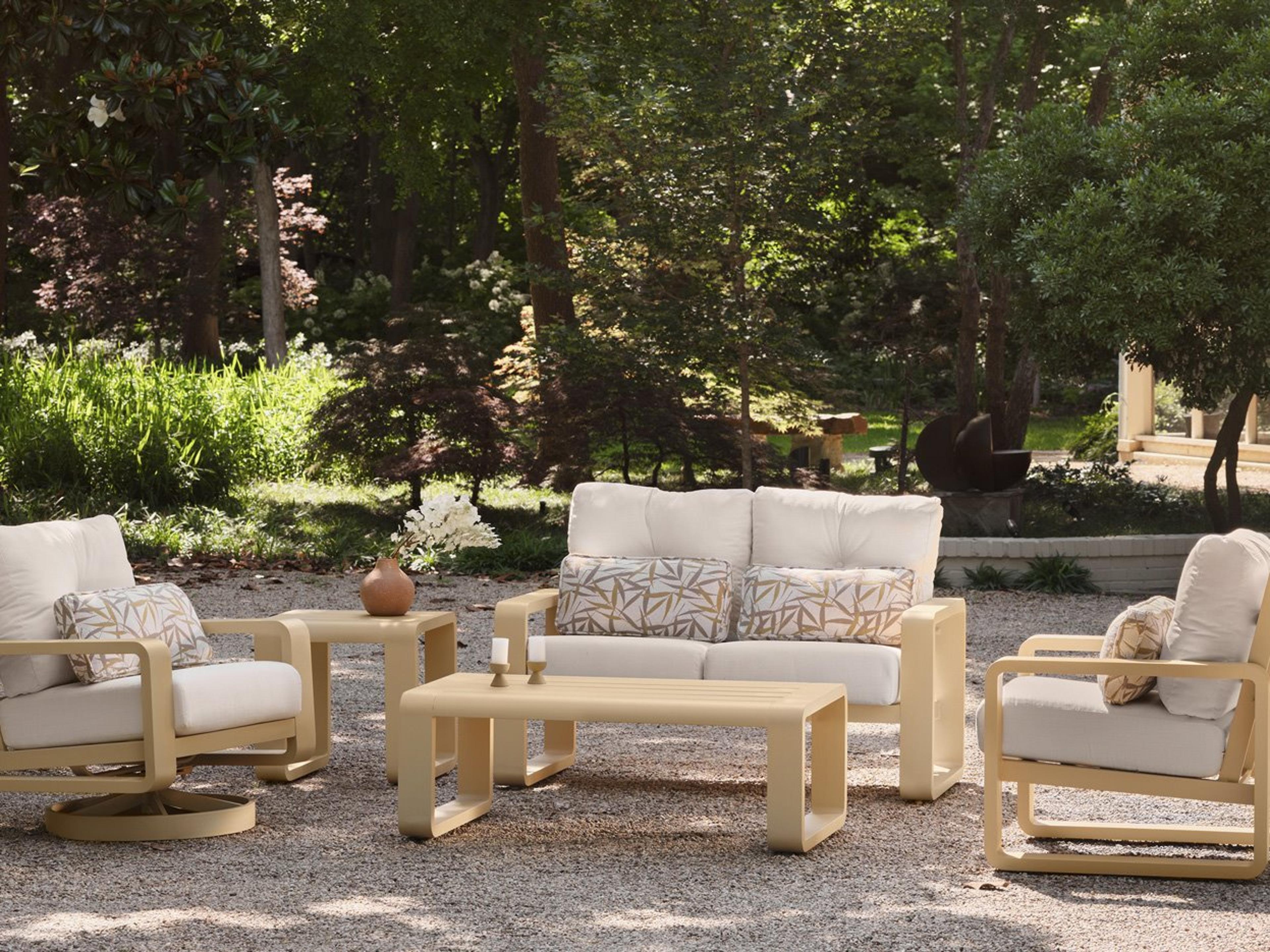Woodard Vale Aluminum Outdoor Patio Lounge Set
