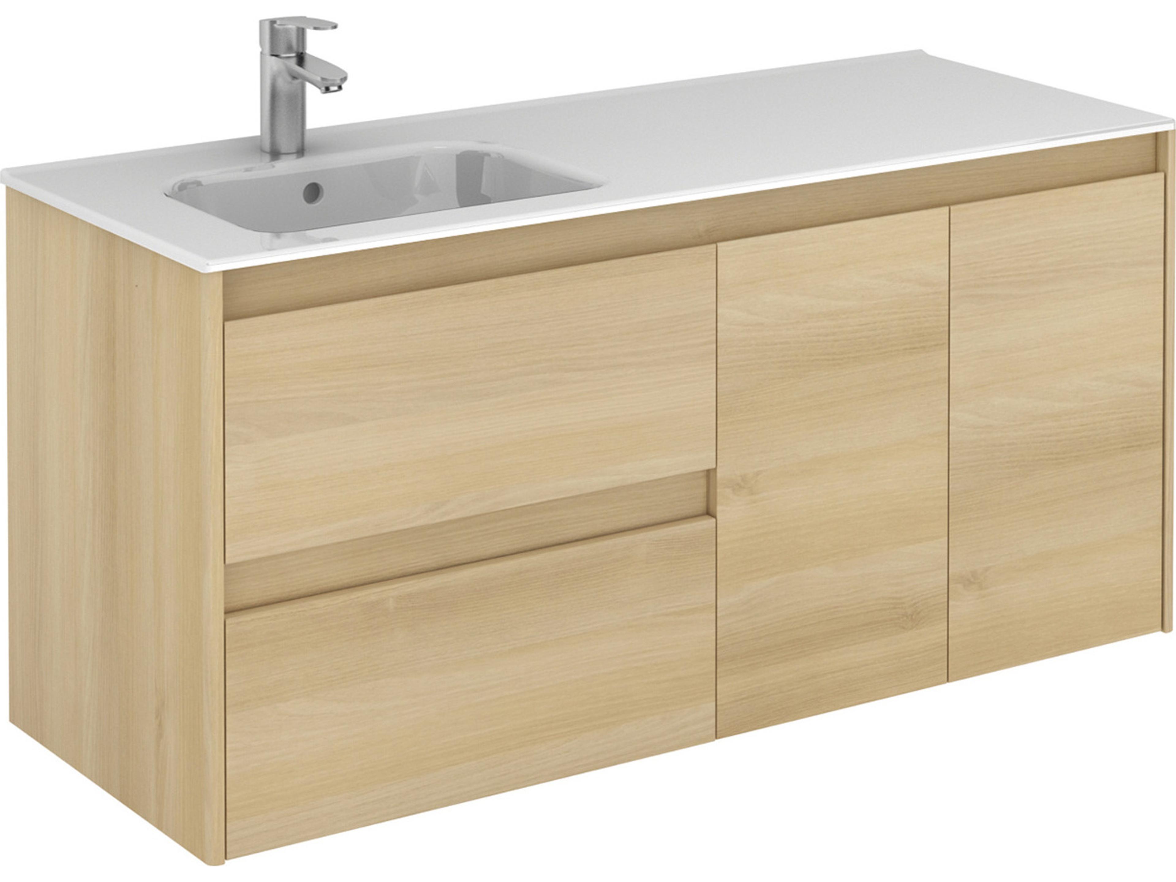 WS Bath Collections Ambra Nordic Oak Vanity