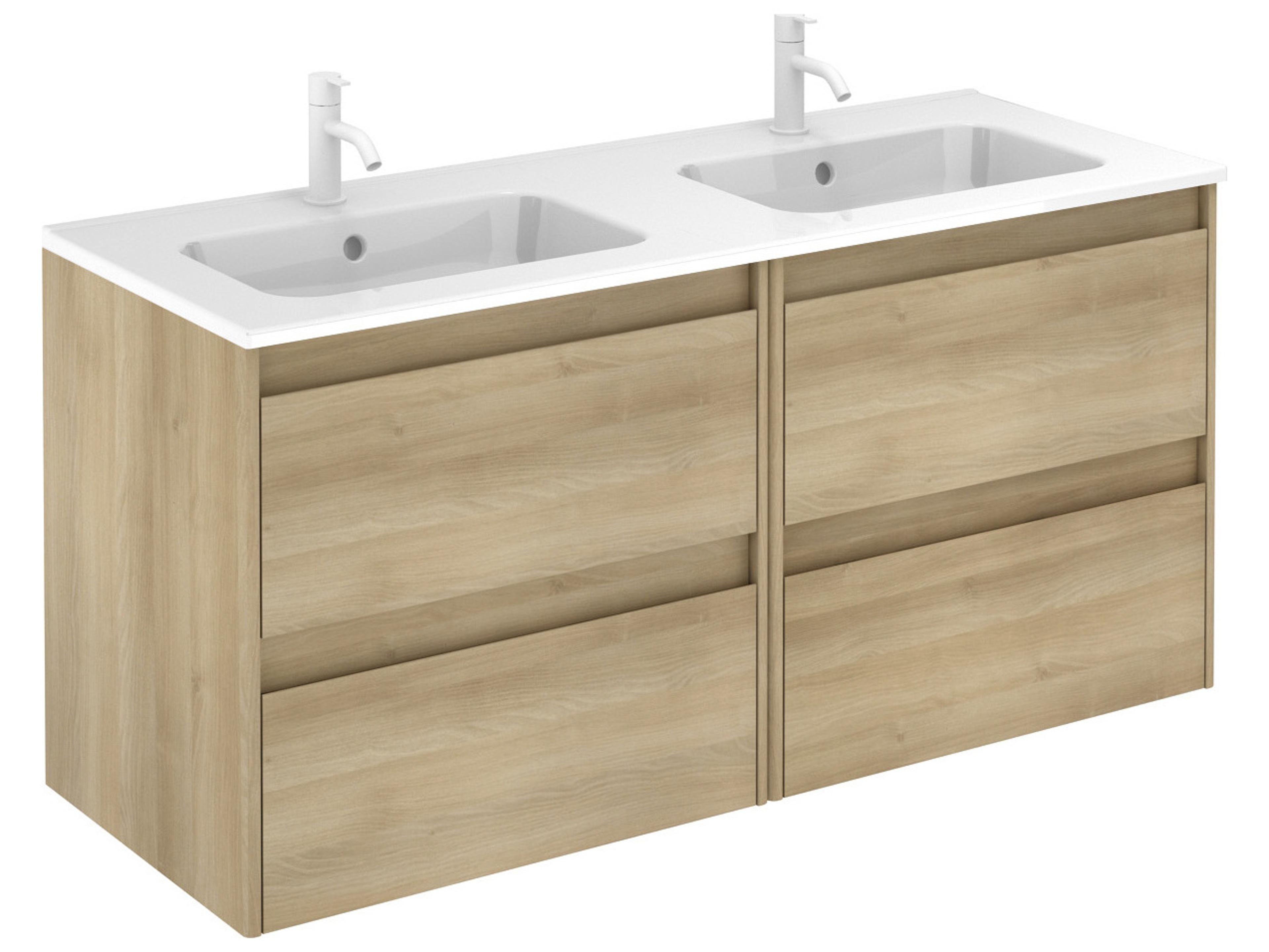 WS Bath Collections Ambra Nordic Oak Vanity