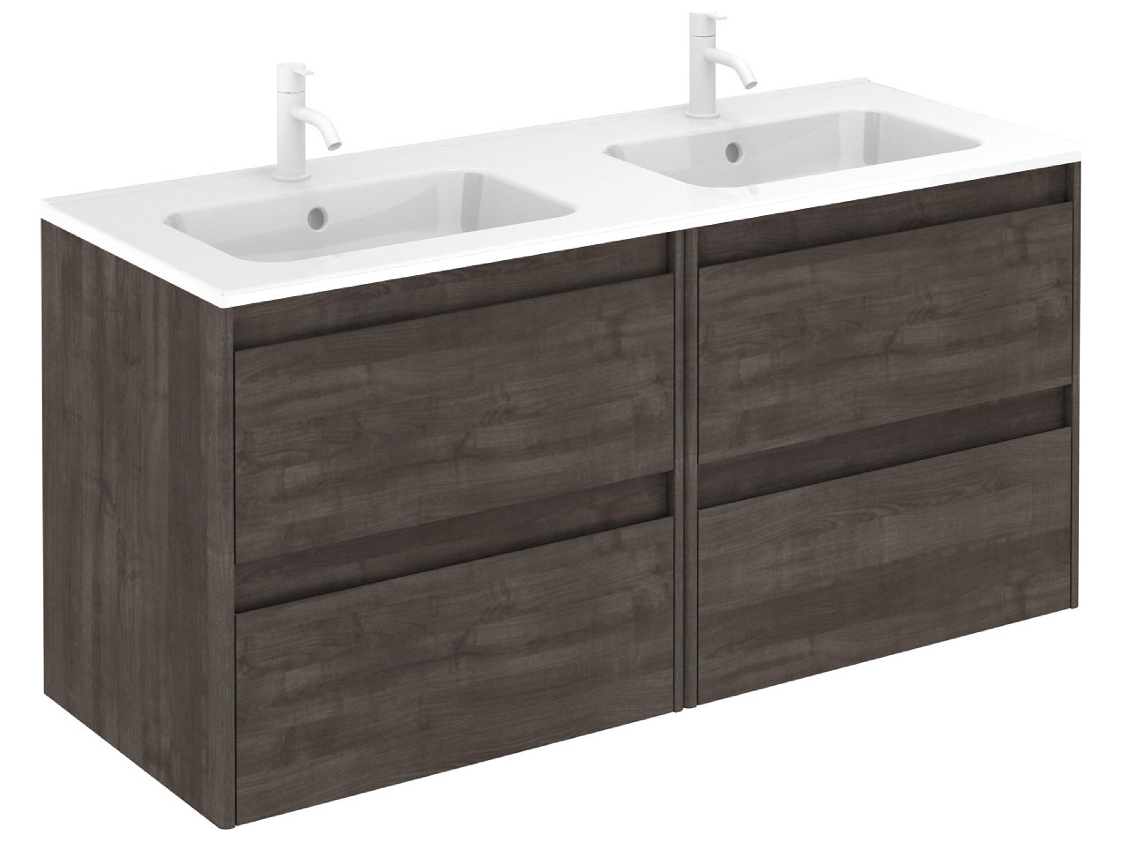 WS Bath Collections Ambra Samara Ash Vanity