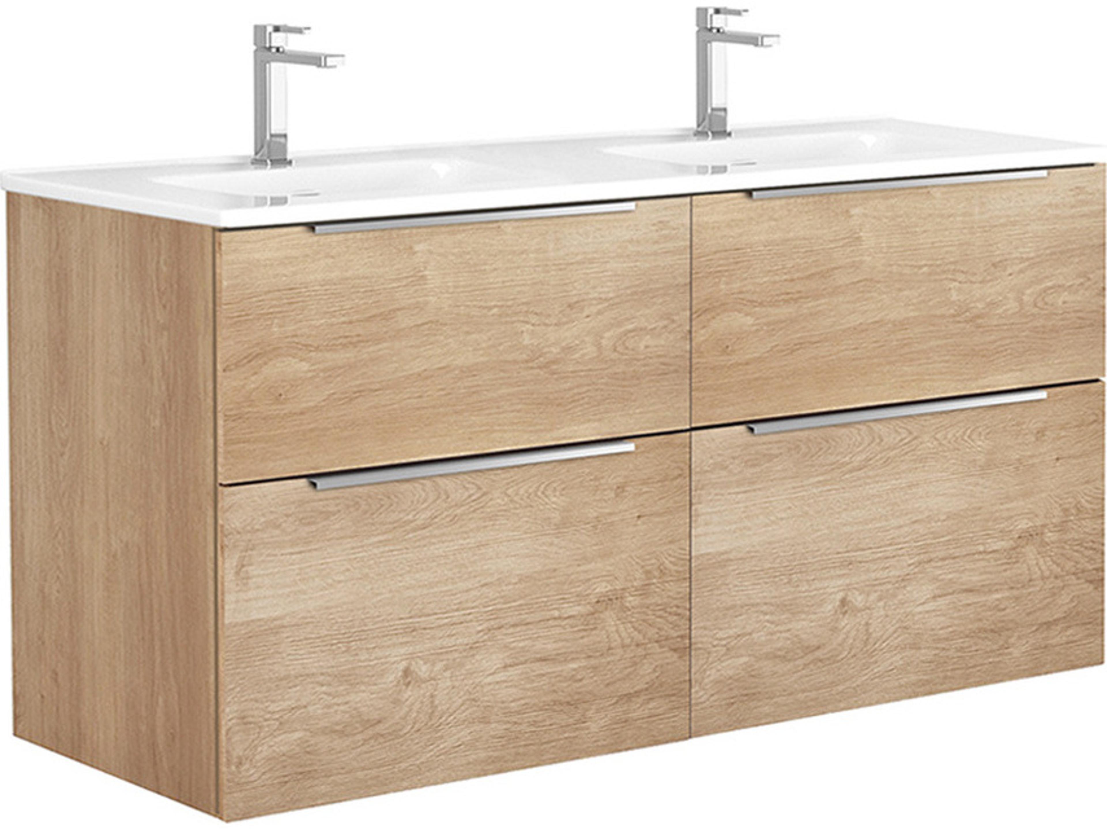 WS Bath Collections Dalia Natural Oak Vanity