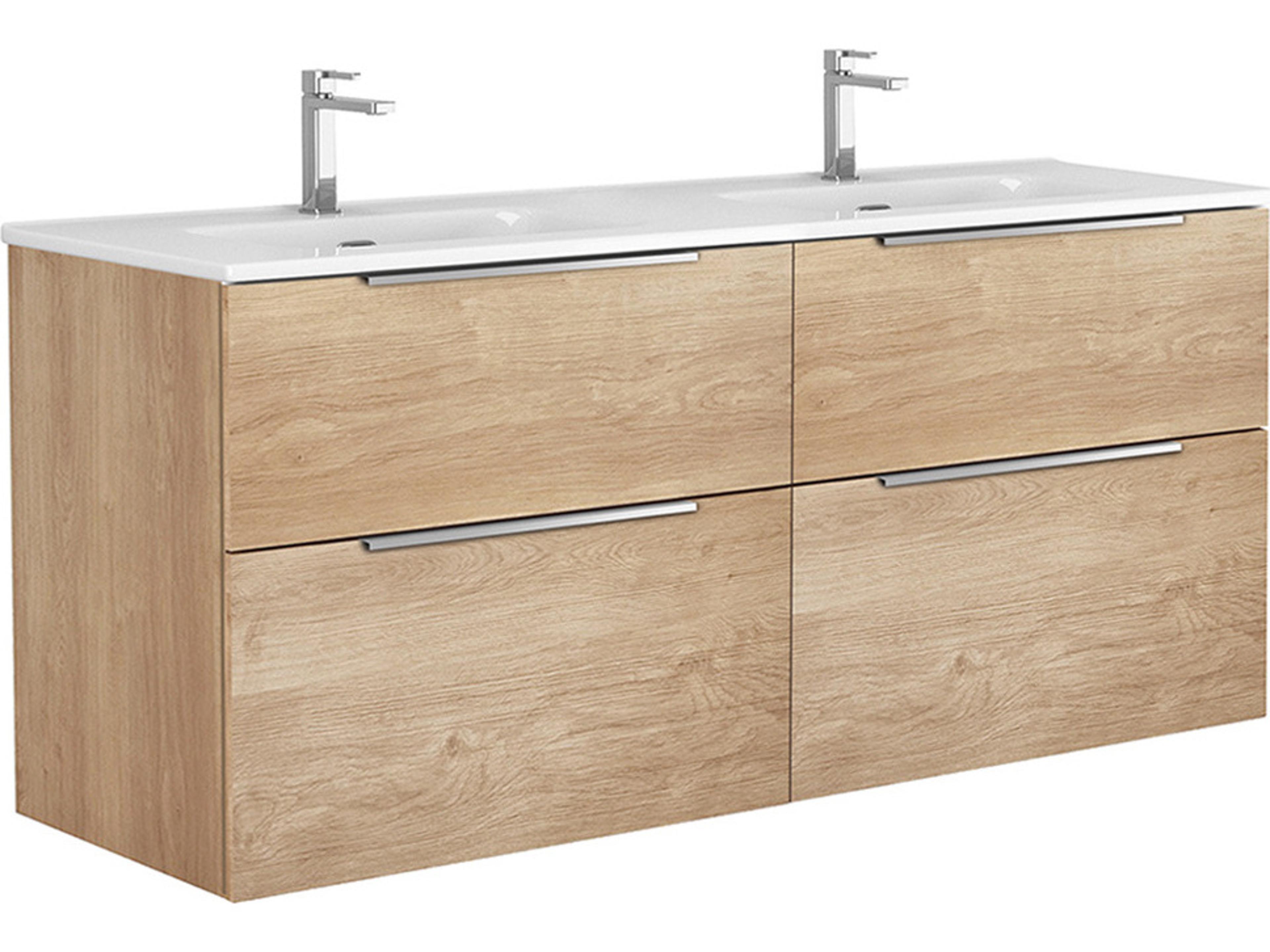 WS Bath Collections Dalia Natural Oak Vanity