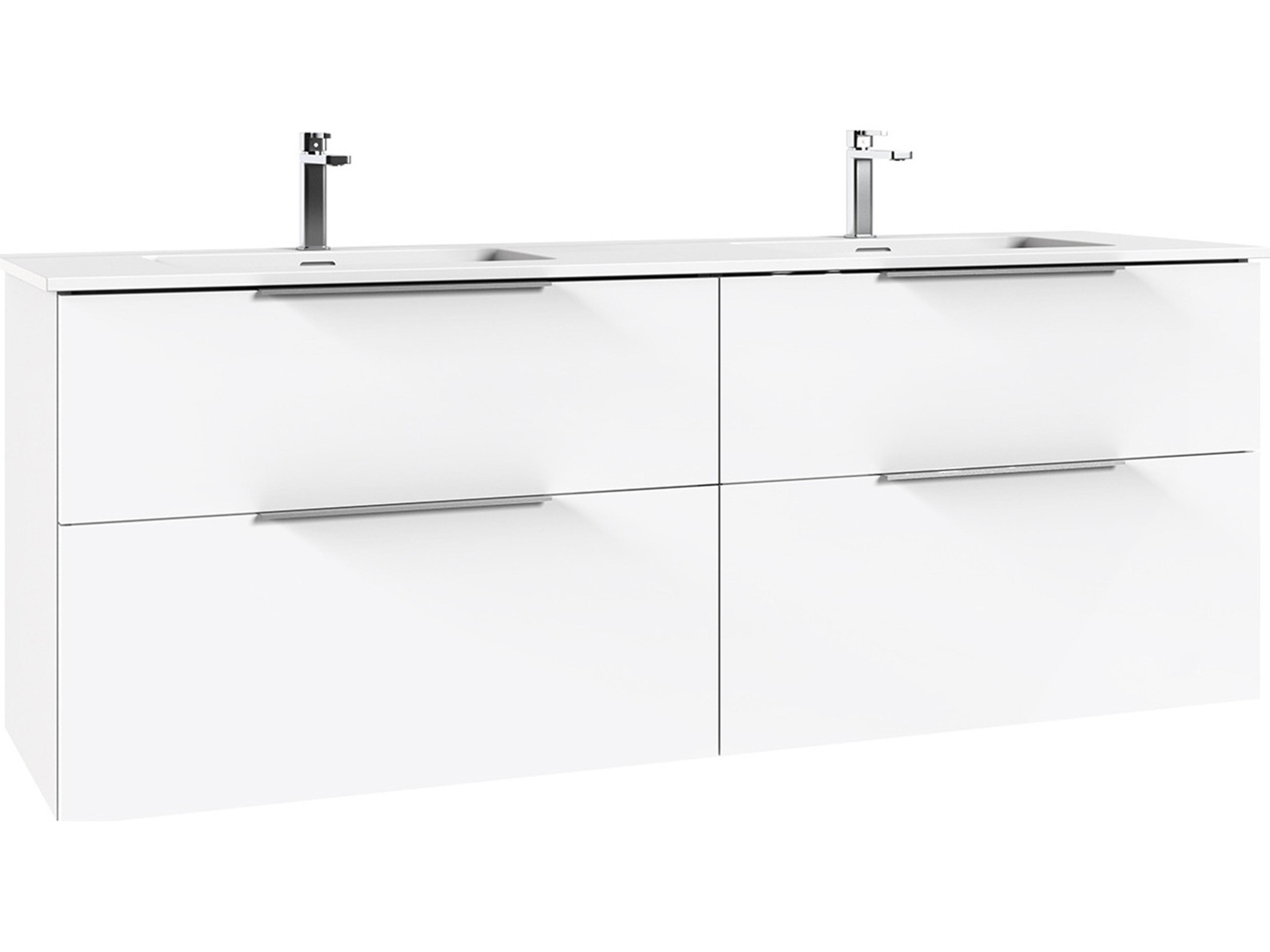 WS Bath Collections Dalia Glossy White Vanity