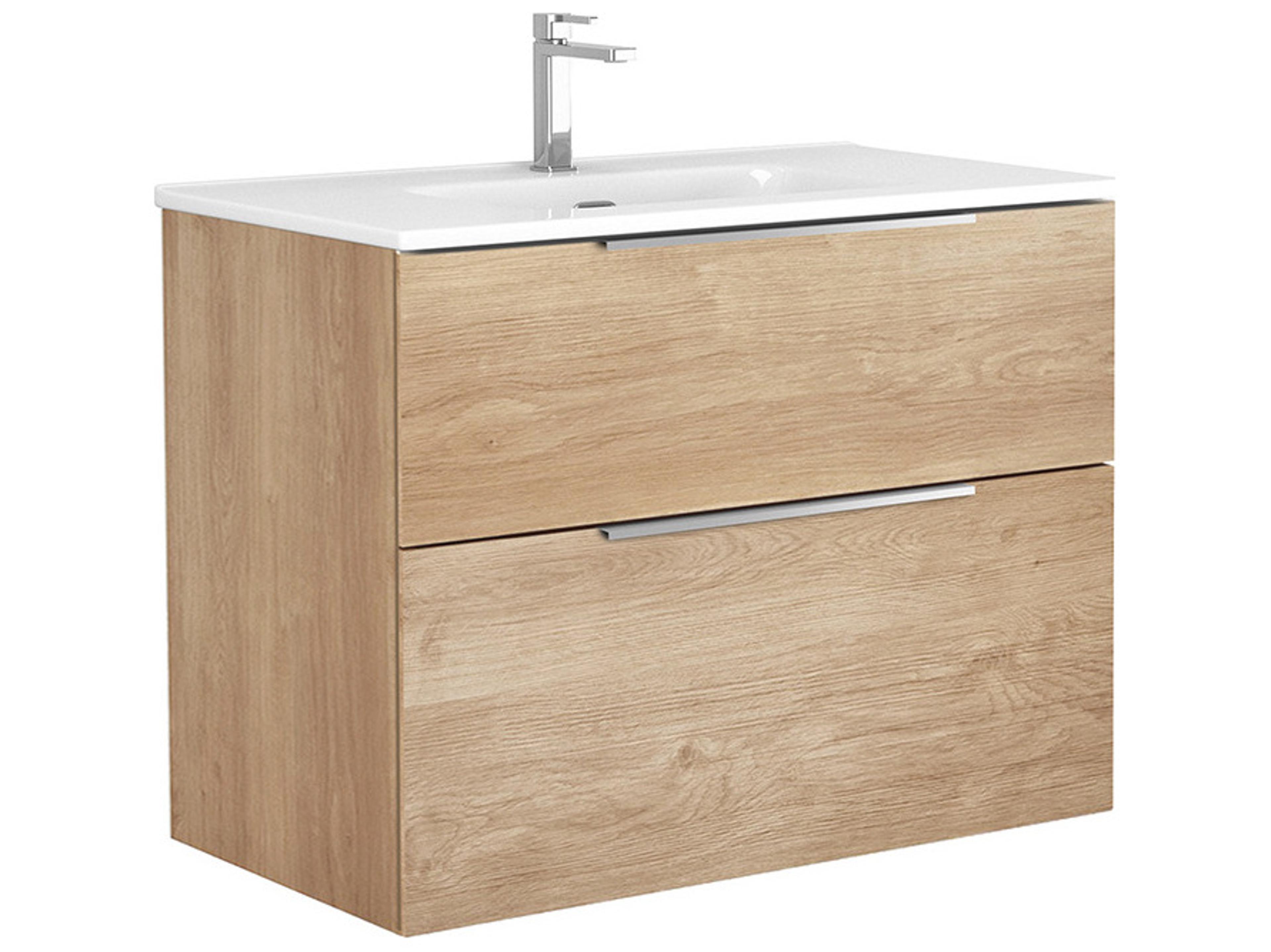 WS Bath Collections Dalia Natural Oak Vanity