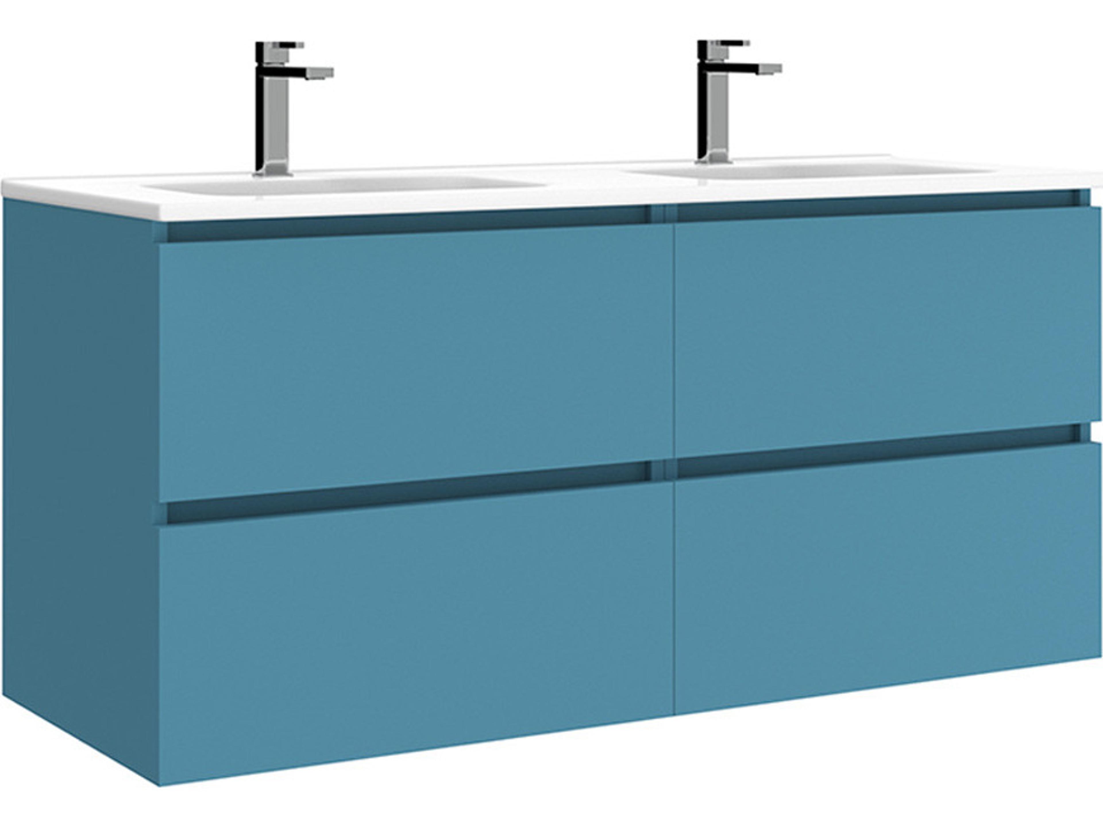 WS Bath Collections Flora Island Matte Vanity