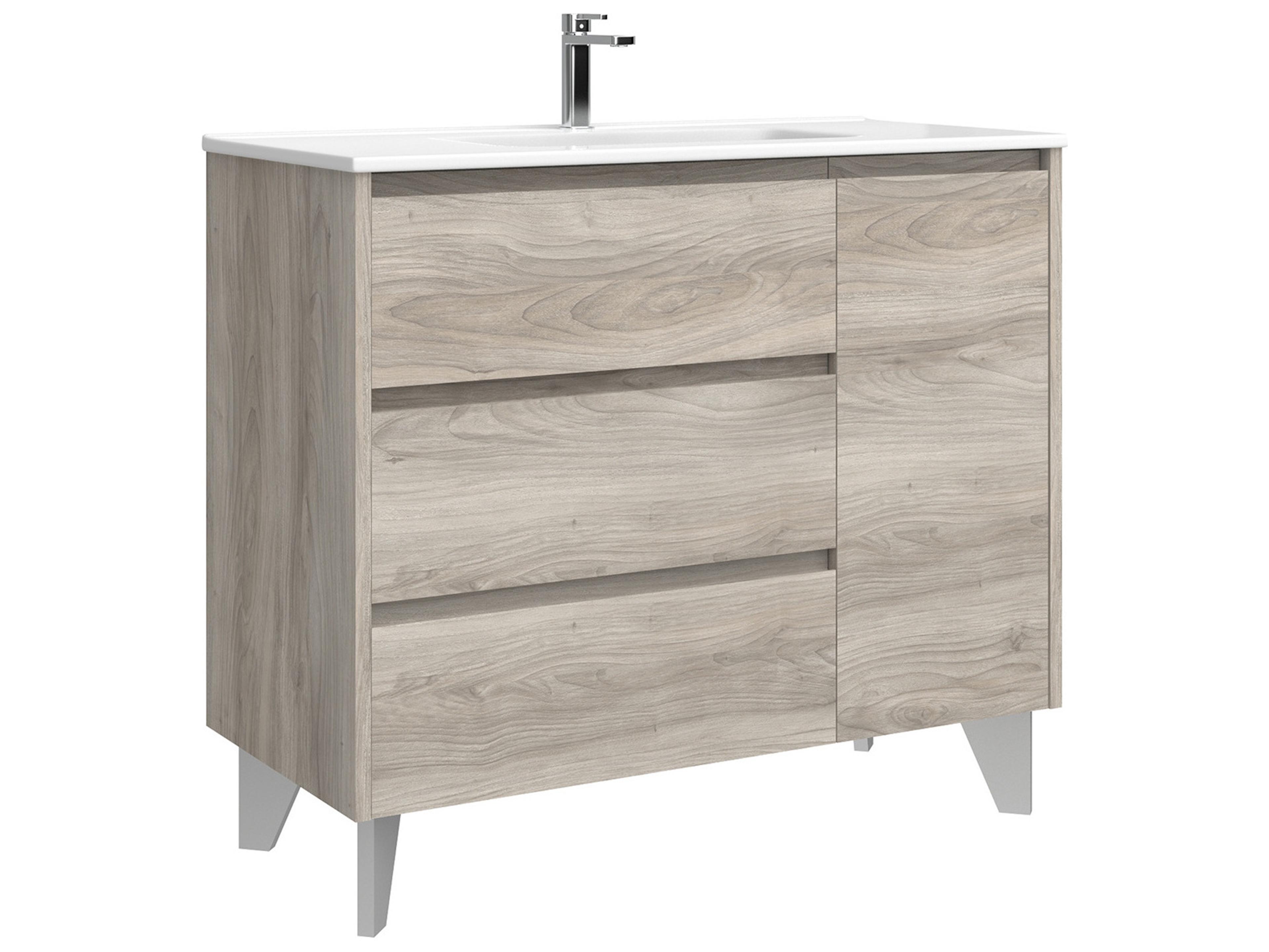 WS Bath Collections Lila Grey Pine Vanity