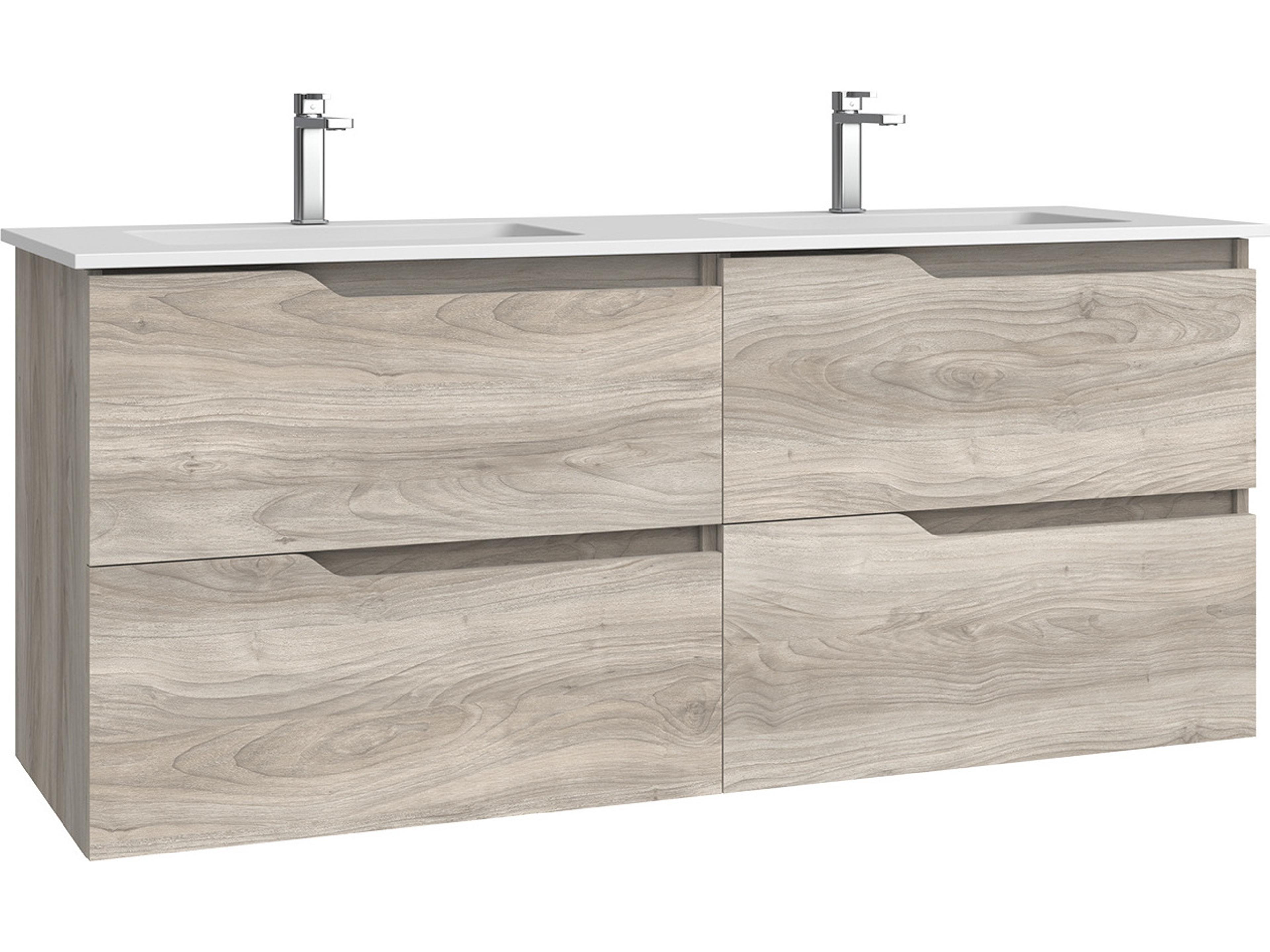 WS Bath Collections Menta Grey Pine Vanity