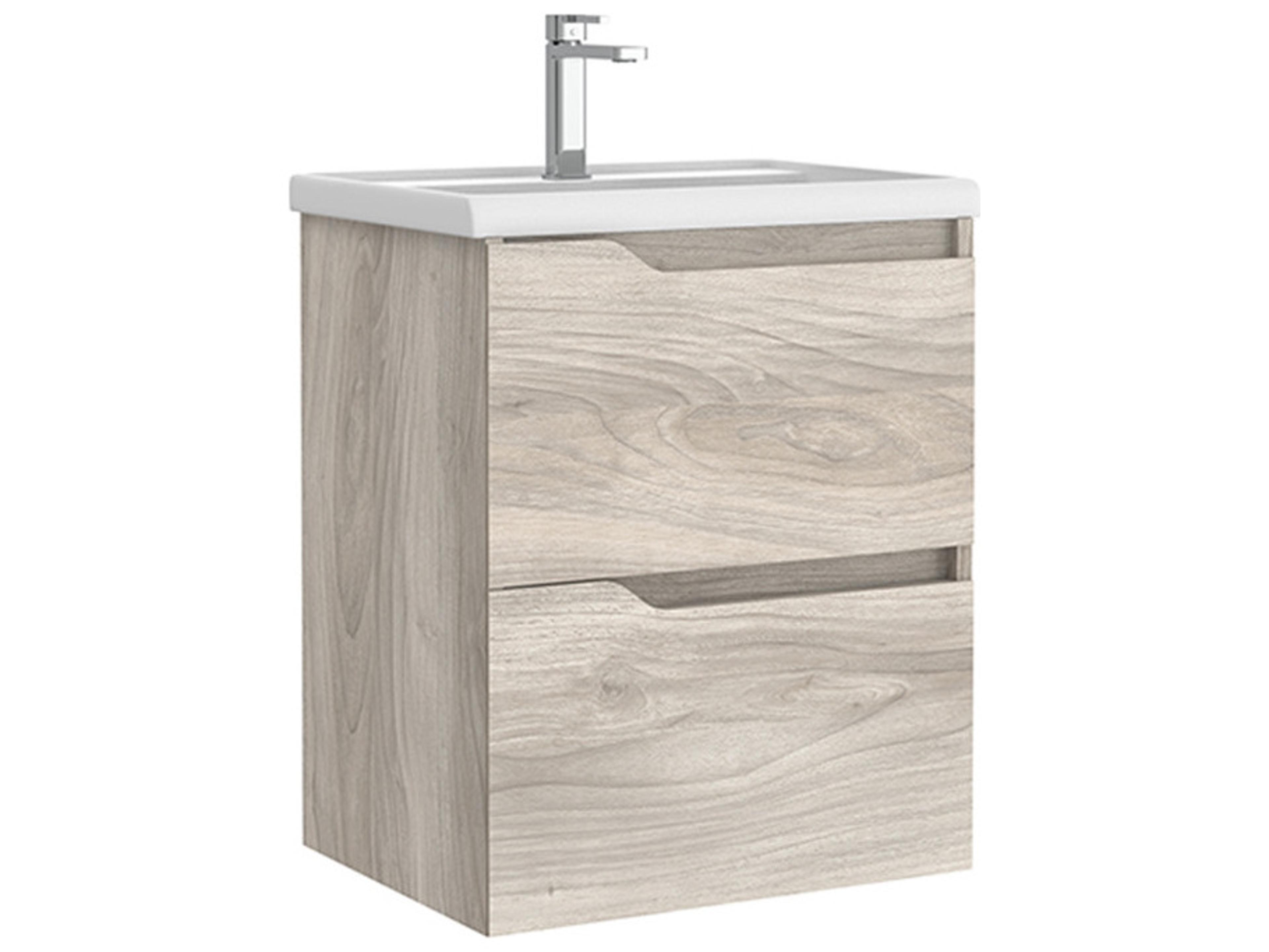 WS Bath Collections Menta Grey Pine Vanity
