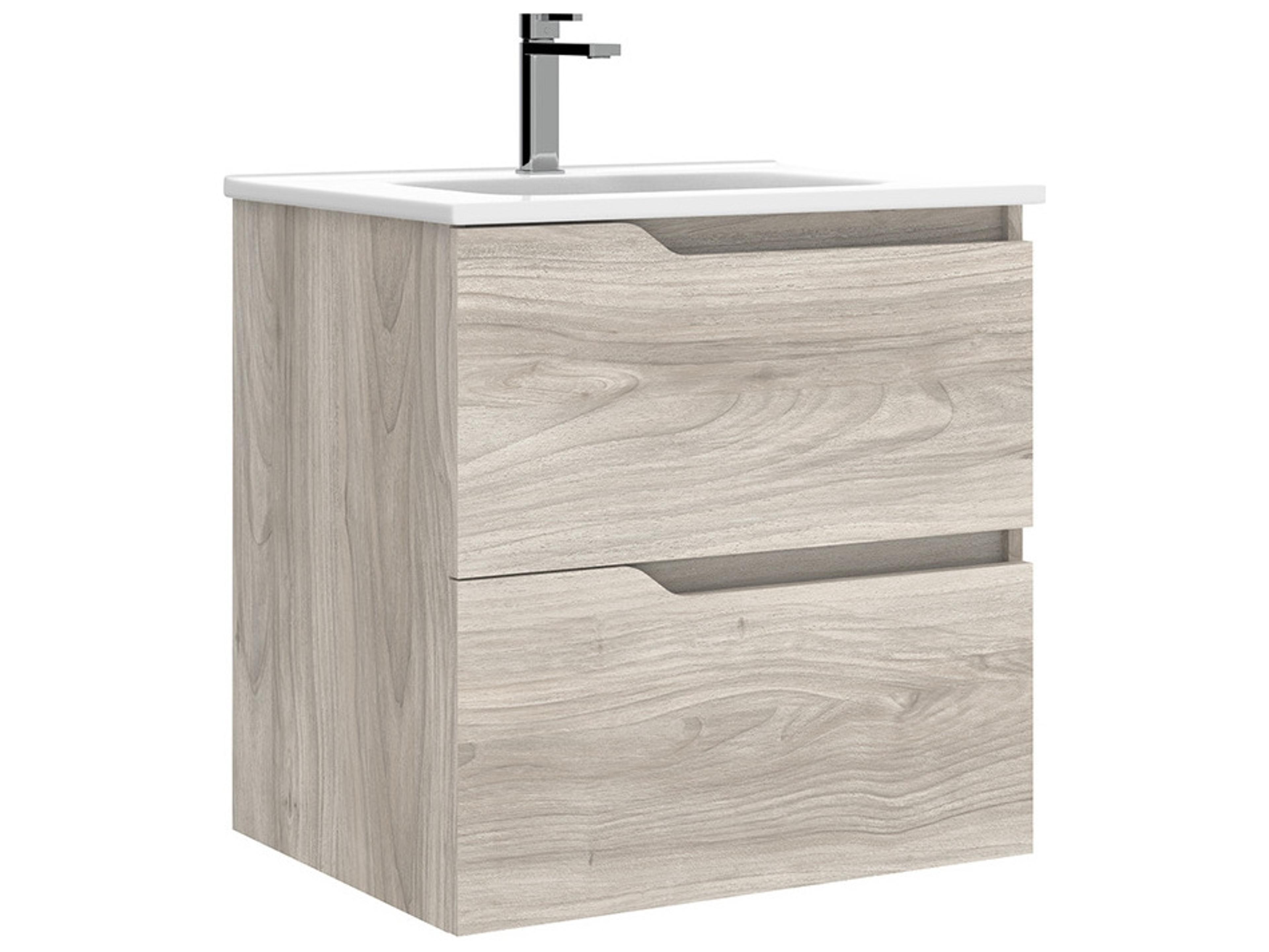 WS Bath Collections Menta Grey Pine Vanity