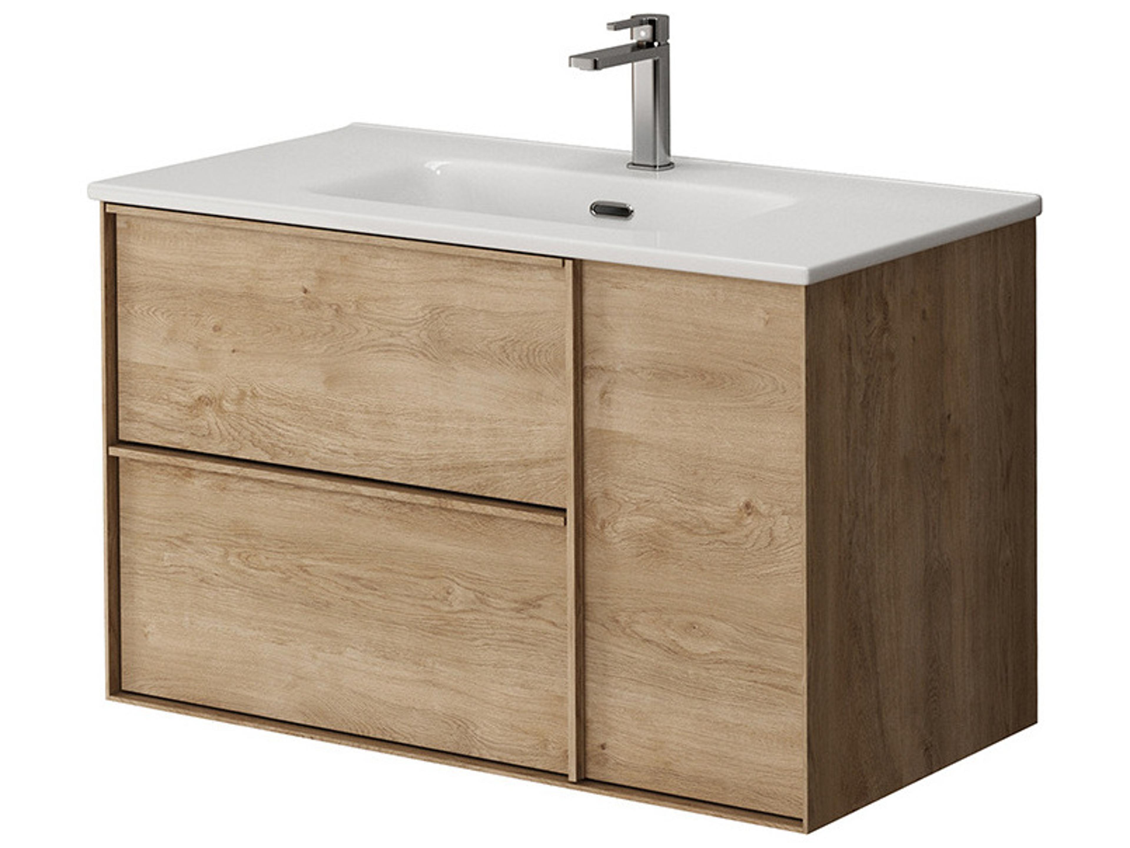 WS Bath Collections Palma Natural Oak Vanity