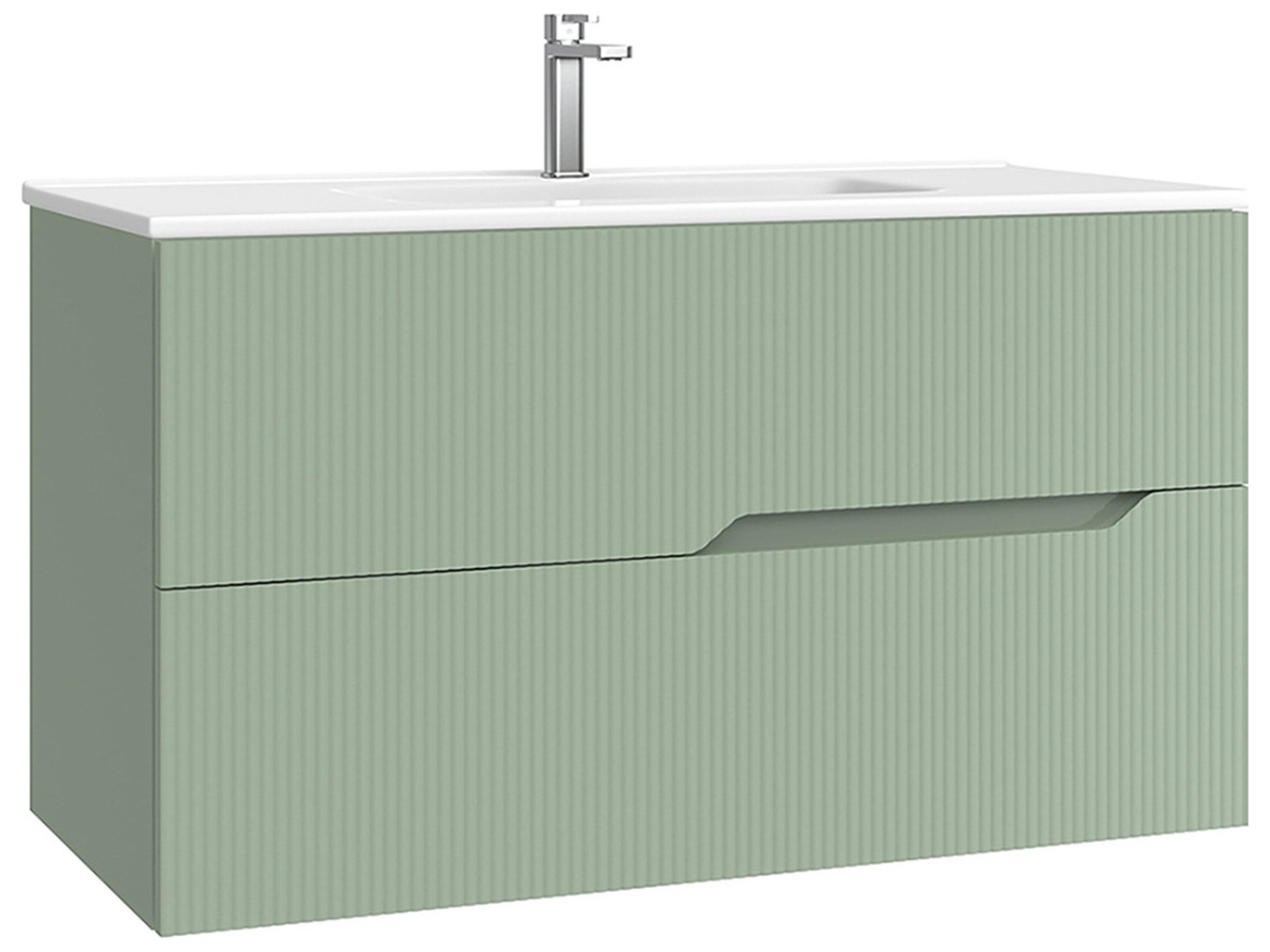 WS Bath Collections Tulipa Matte Leaf Vanity