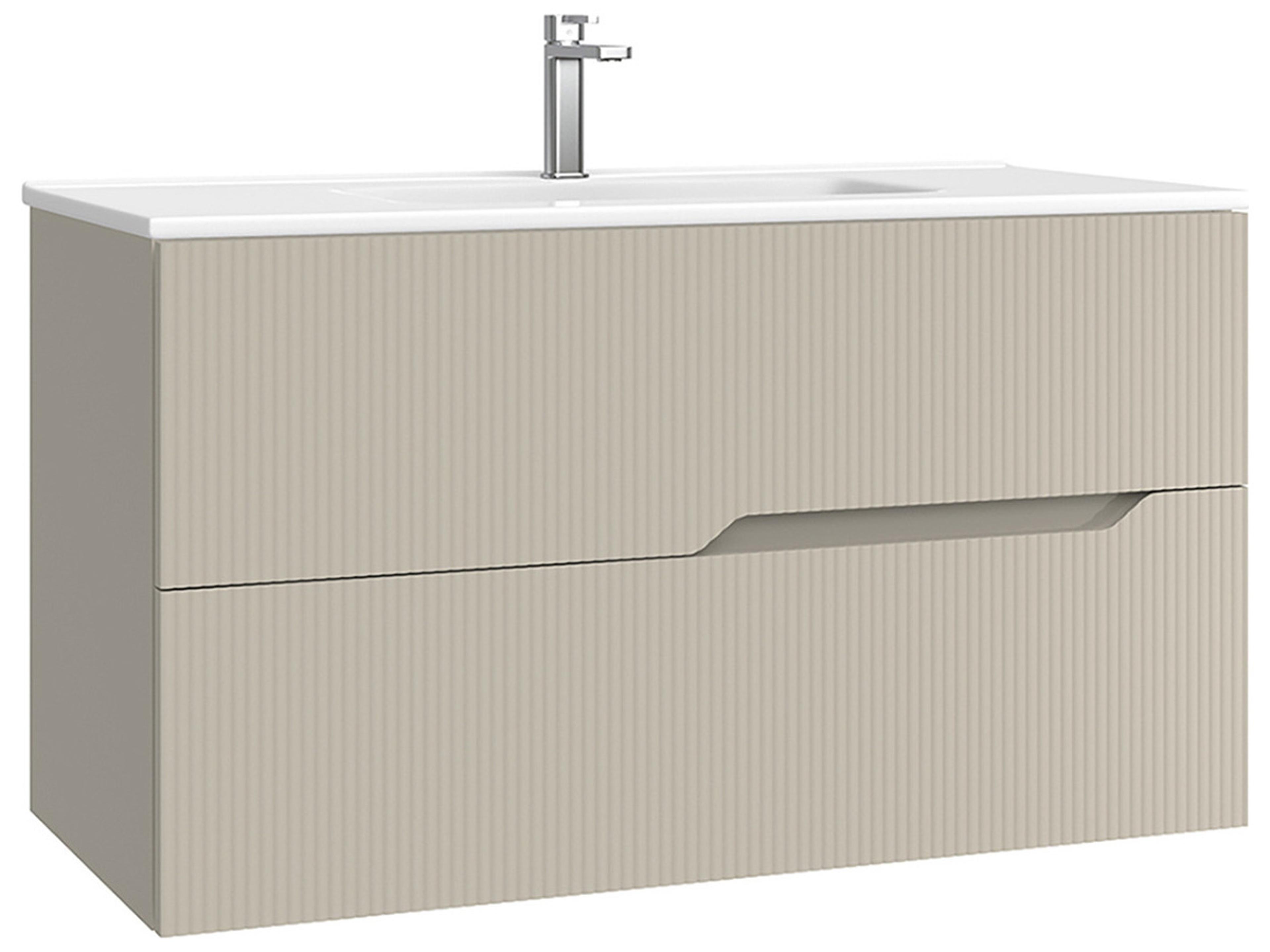 WS Bath Collections Tulipa Matte Mink Vanity