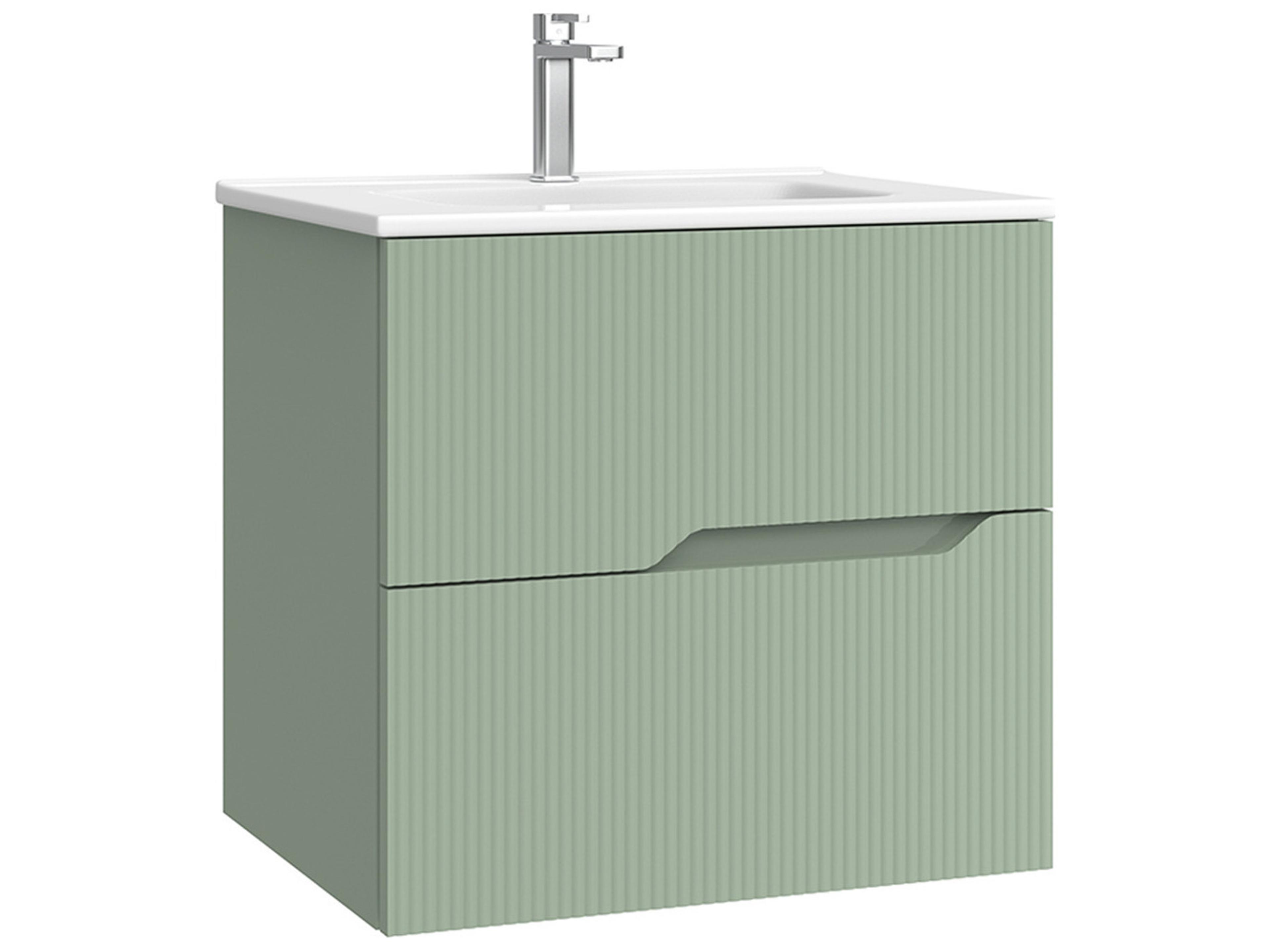 WS Bath Collections Tulipa Matte Leaf Vanity