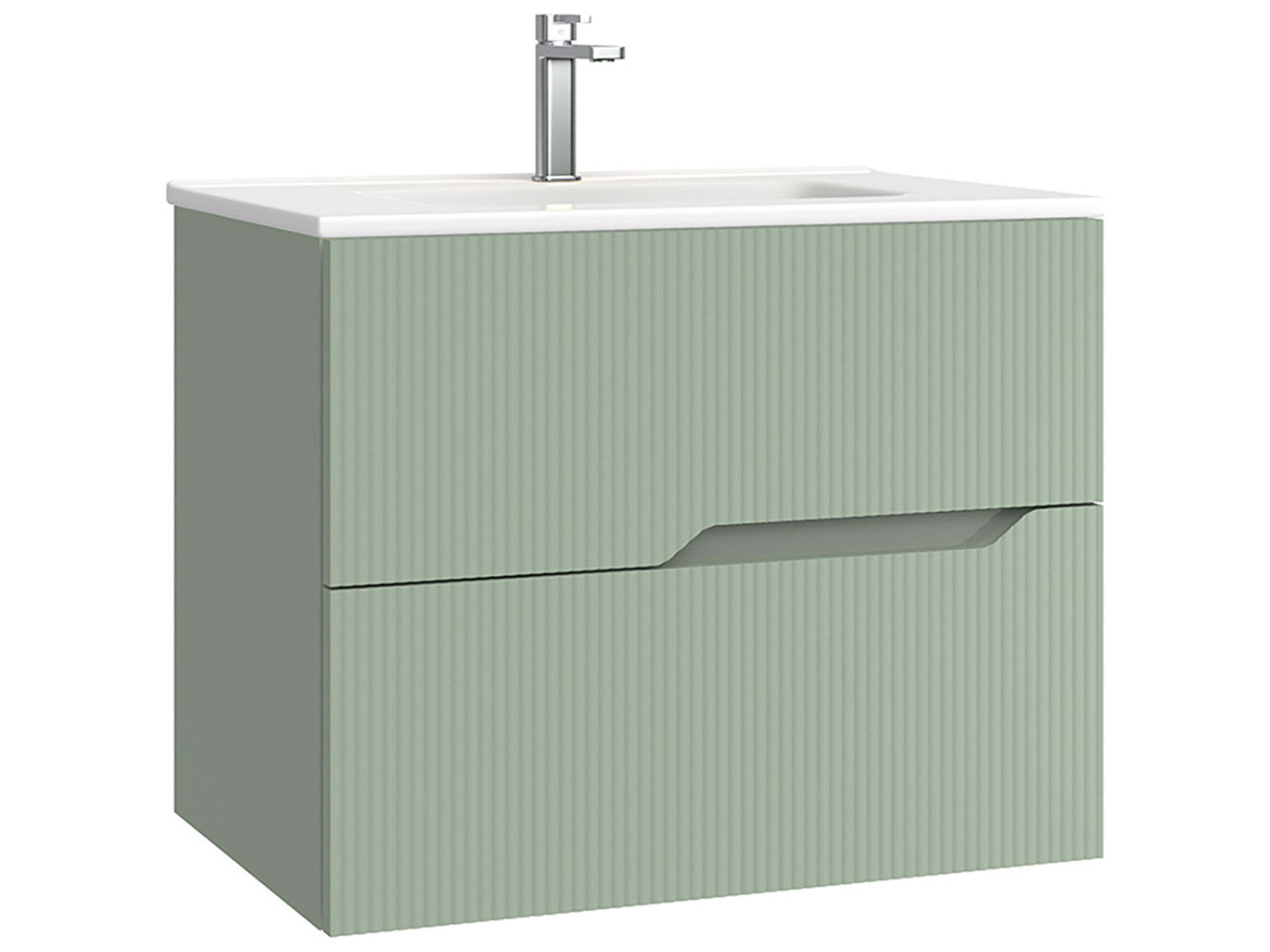 WS Bath Collections Tulipa Matte Leaf Vanity