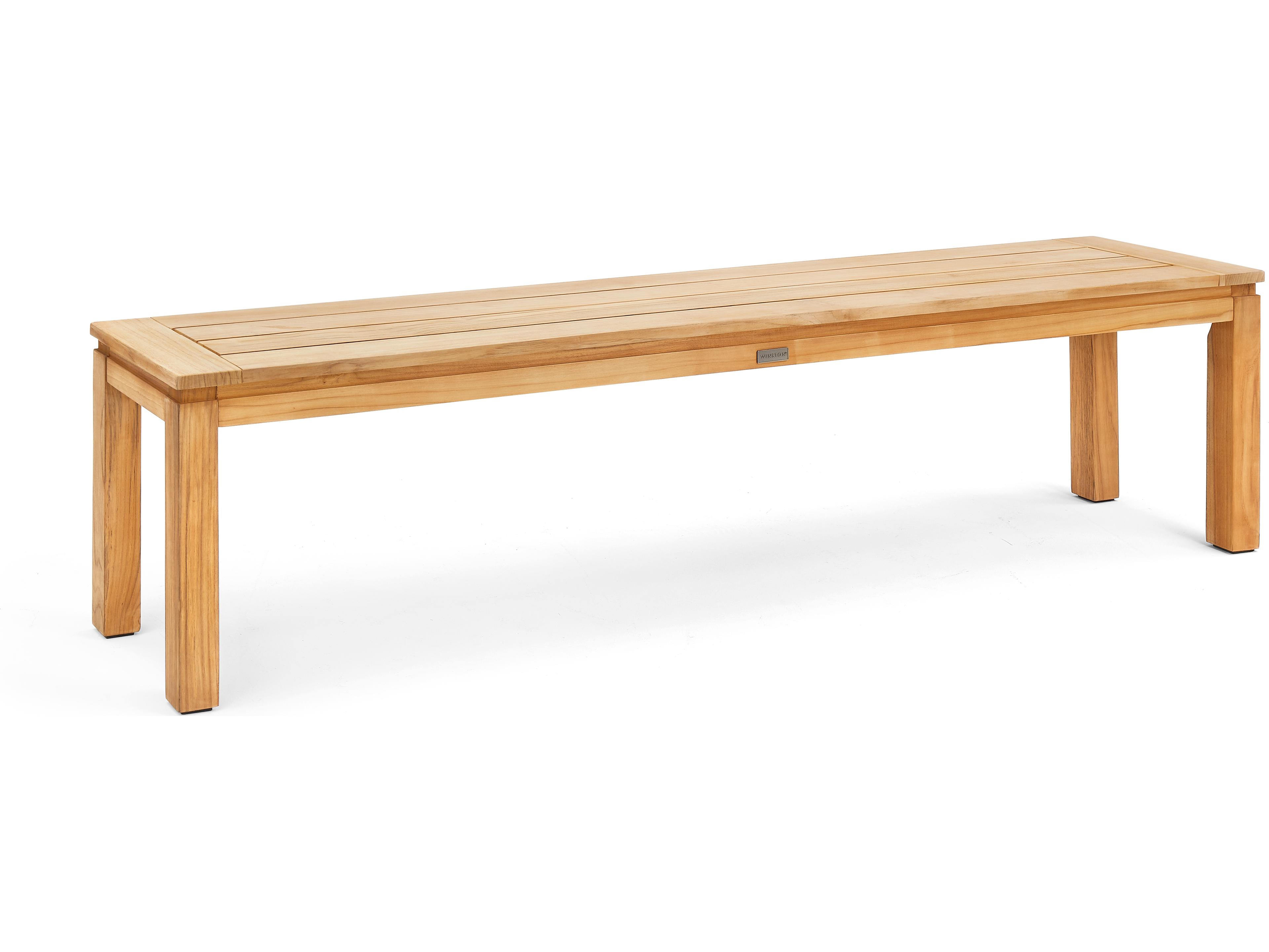 Winston Quick Ship All-Natural Teak Dining Patio Bench